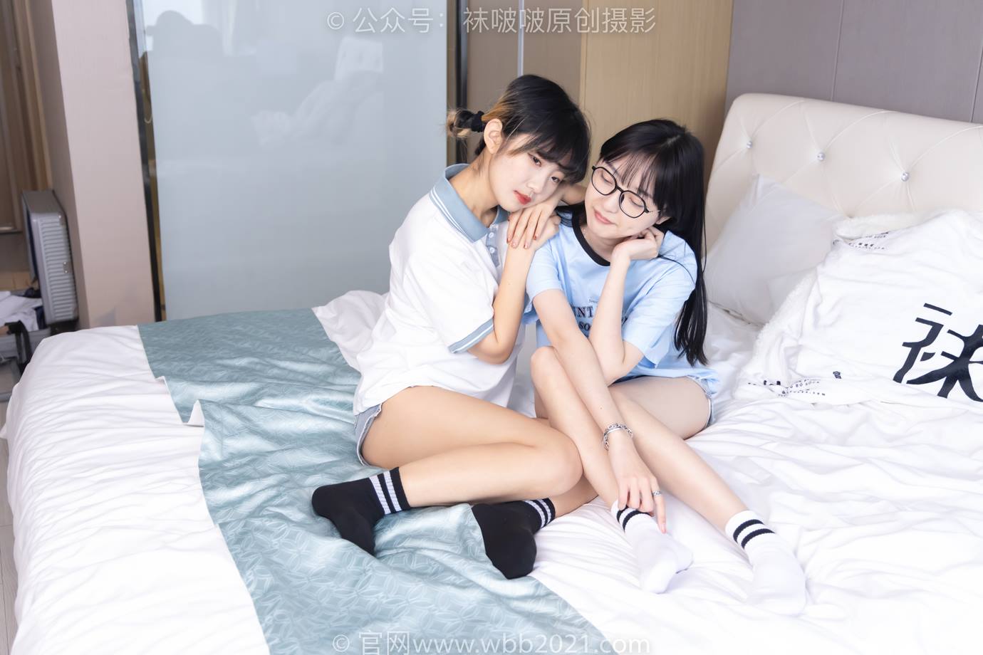 图片[55]-[BoBoSocks袜啵啵]NO.520 稚予&砂糖 板鞋、黑棉袜、白棉袜、裸足[160P] – 速更版-美库