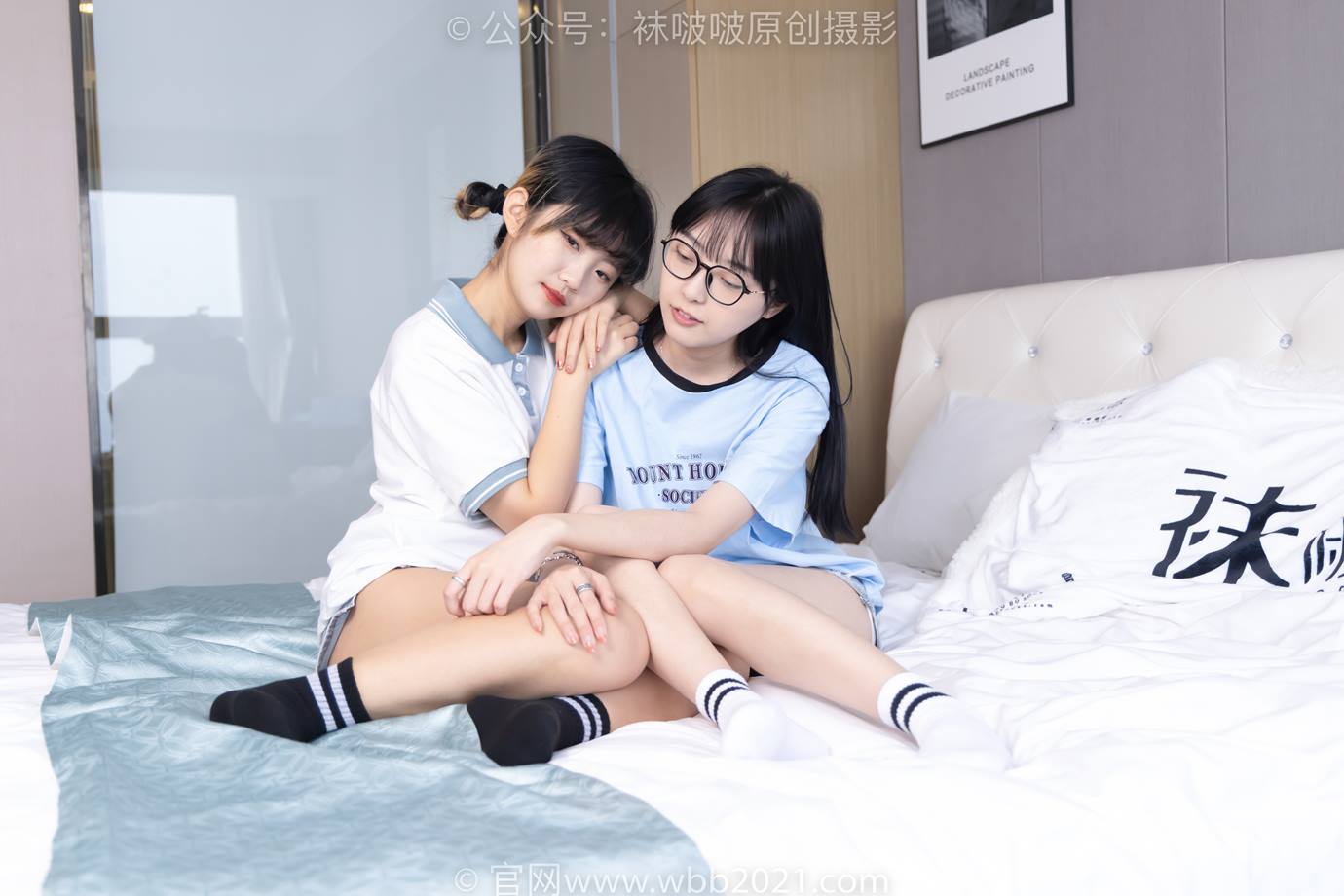 图片[56]-[BoBoSocks袜啵啵]NO.520 稚予&砂糖 板鞋、黑棉袜、白棉袜、裸足[160P] – 速更版-美库