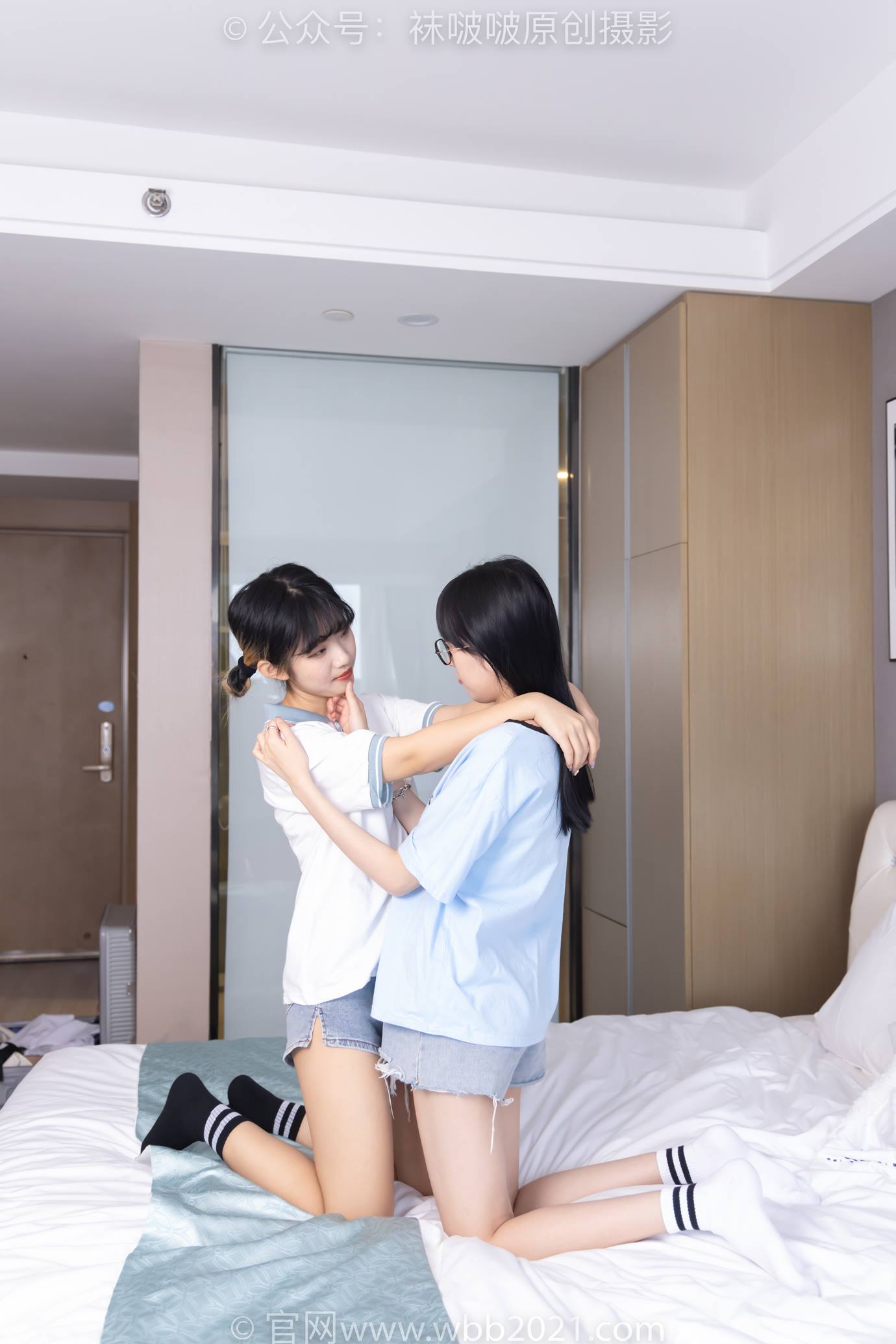 图片[70]-[BoBoSocks袜啵啵]NO.520 稚予&砂糖 板鞋、黑棉袜、白棉袜、裸足[160P] – 速更版-美库