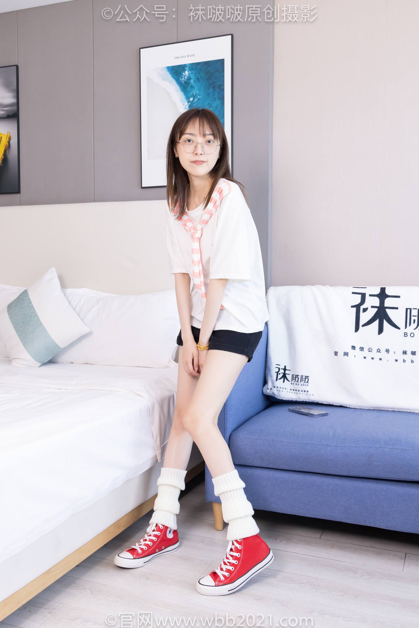 图片[109]-[BoBoSocks袜啵啵]NO.520 稚予&砂糖 板鞋、黑棉袜、白棉袜、裸足[160P] – 速更版-美库