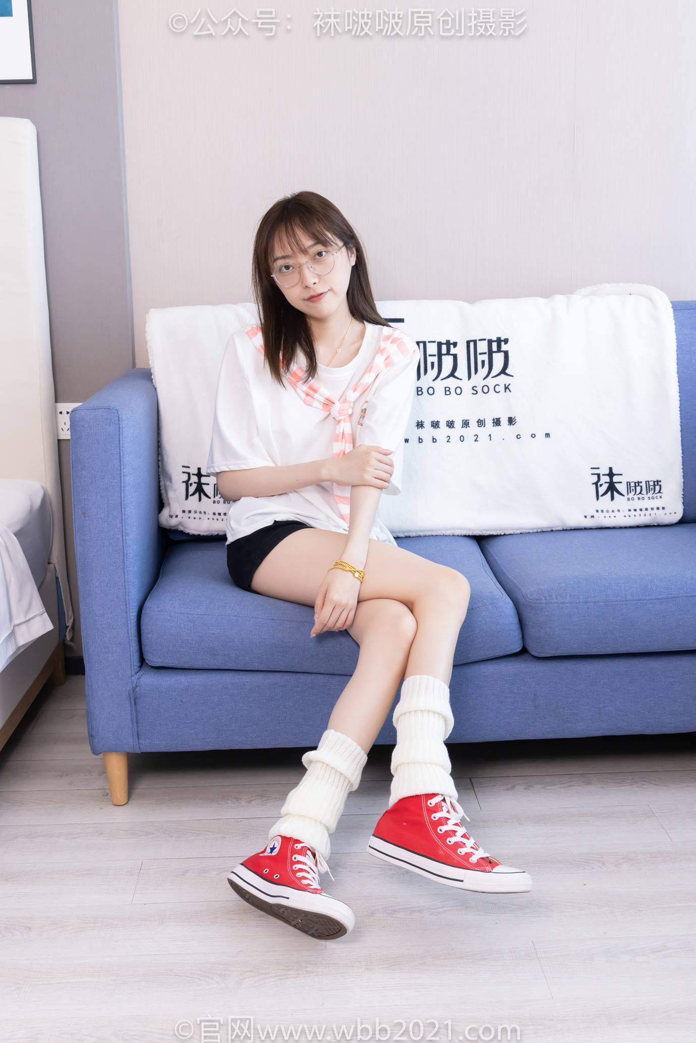 图片[107]-[BoBoSocks袜啵啵]NO.520 稚予&砂糖 板鞋、黑棉袜、白棉袜、裸足[160P] – 速更版-美库