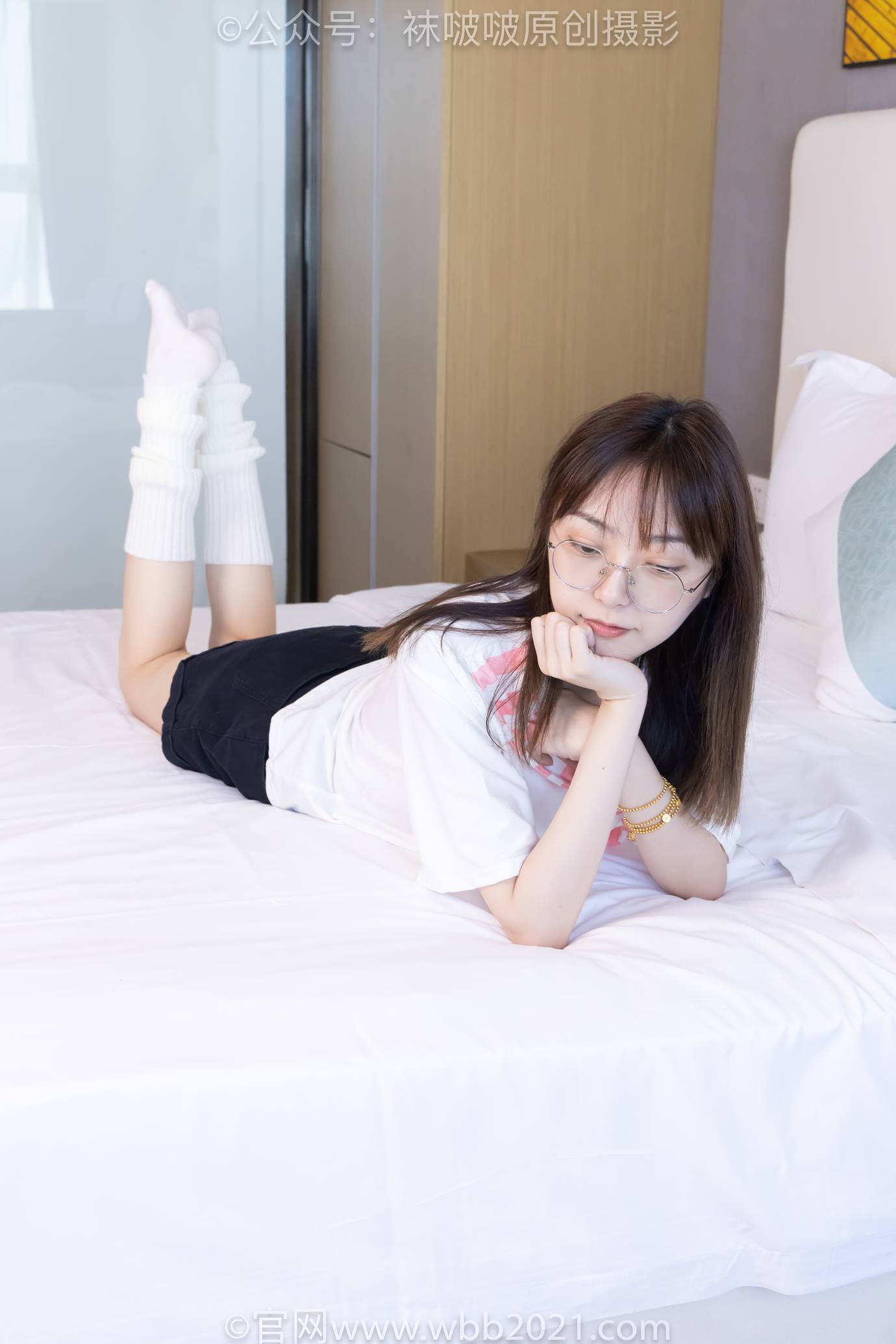 图片[87]-[BoBoSocks袜啵啵]NO.520 稚予&砂糖 板鞋、黑棉袜、白棉袜、裸足[160P] – 速更版-美库