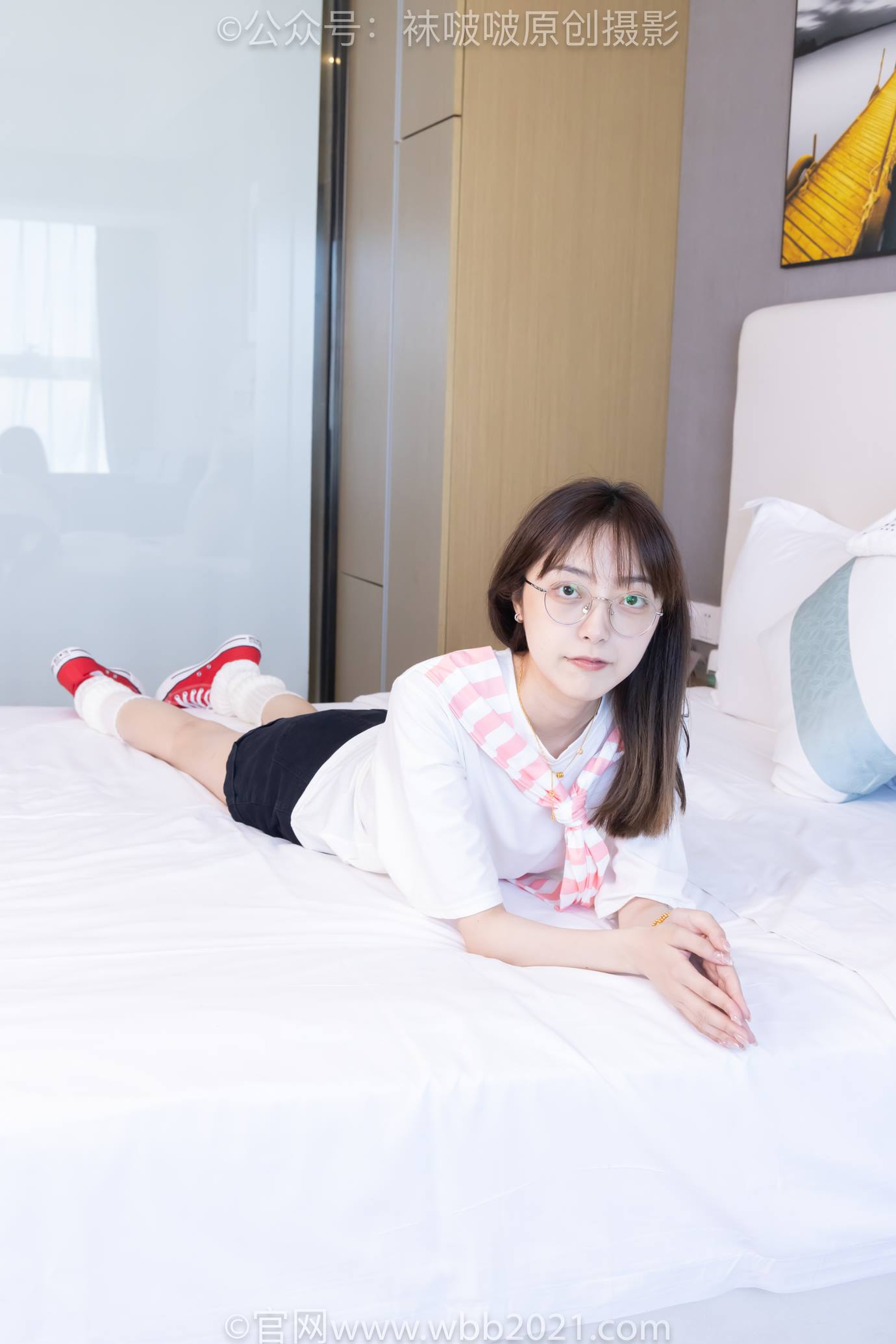 图片[83]-[BoBoSocks袜啵啵]NO.520 稚予&砂糖 板鞋、黑棉袜、白棉袜、裸足[160P] – 速更版-美库