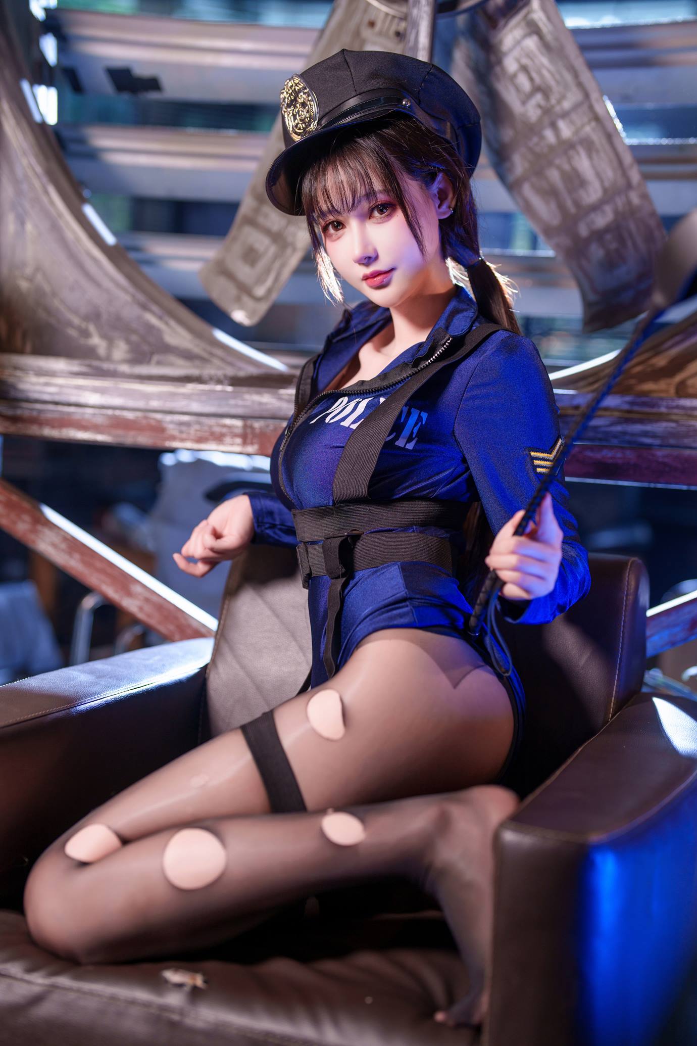 图片[29]-羽生三未图集 – 纯狱之风女警[31P] – 速更版-美库