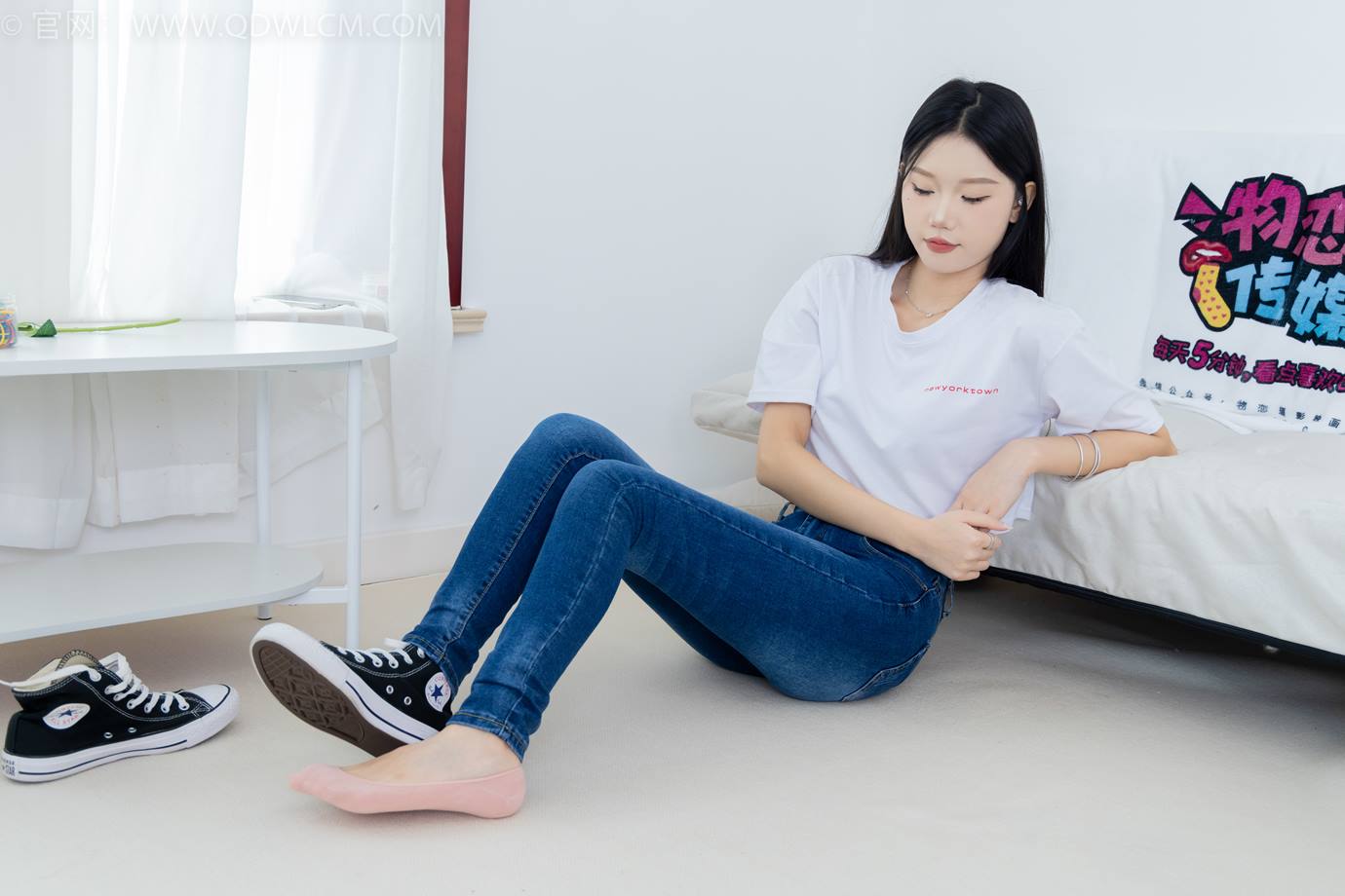 图片[45]-物恋传媒 NO.2293 小竹-匡威帆布鞋、粉色船袜、肚子疼揉肚子剧情[160P] – 速更版-美库