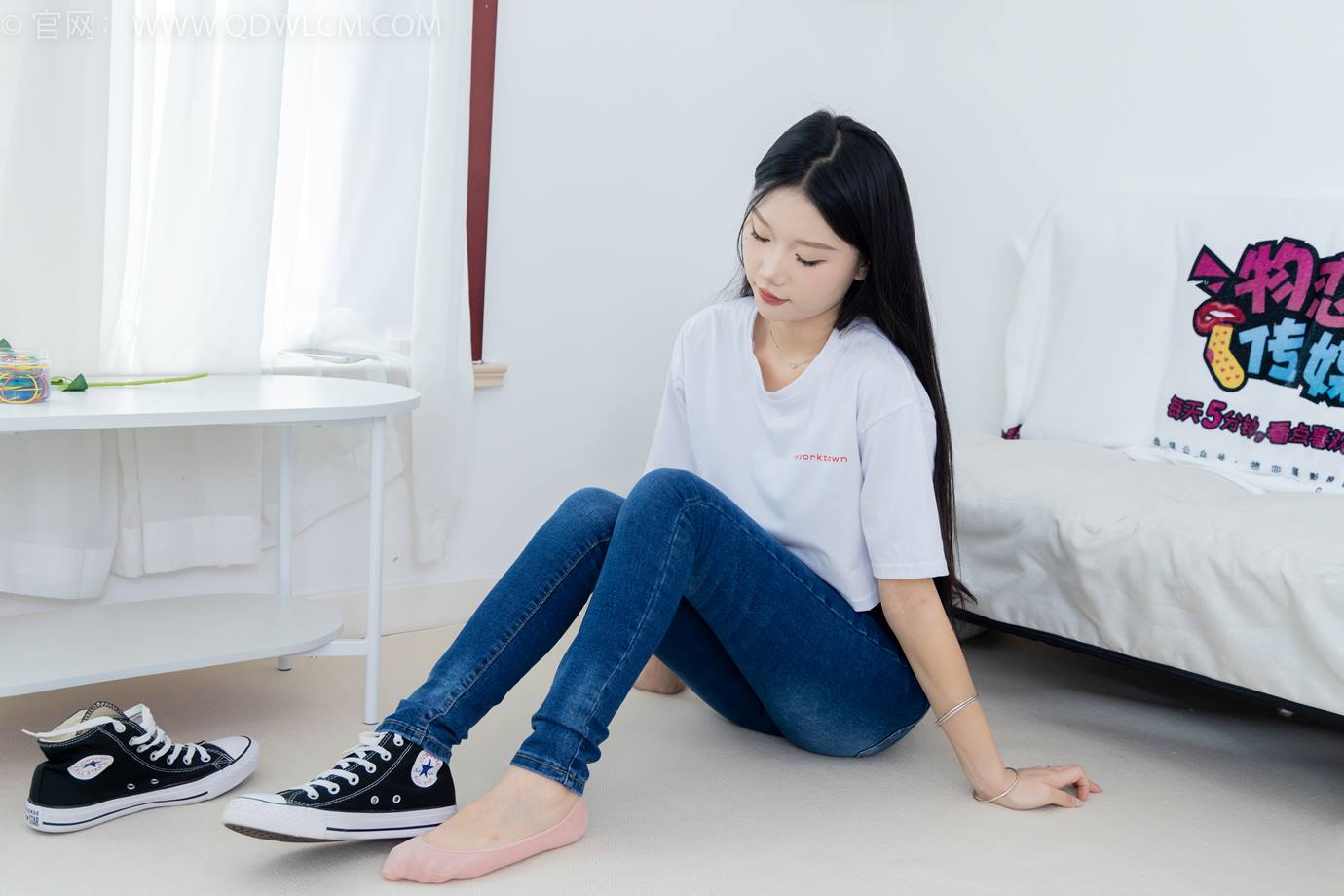 图片[47]-物恋传媒 NO.2293 小竹-匡威帆布鞋、粉色船袜、肚子疼揉肚子剧情[160P] – 速更版-美库