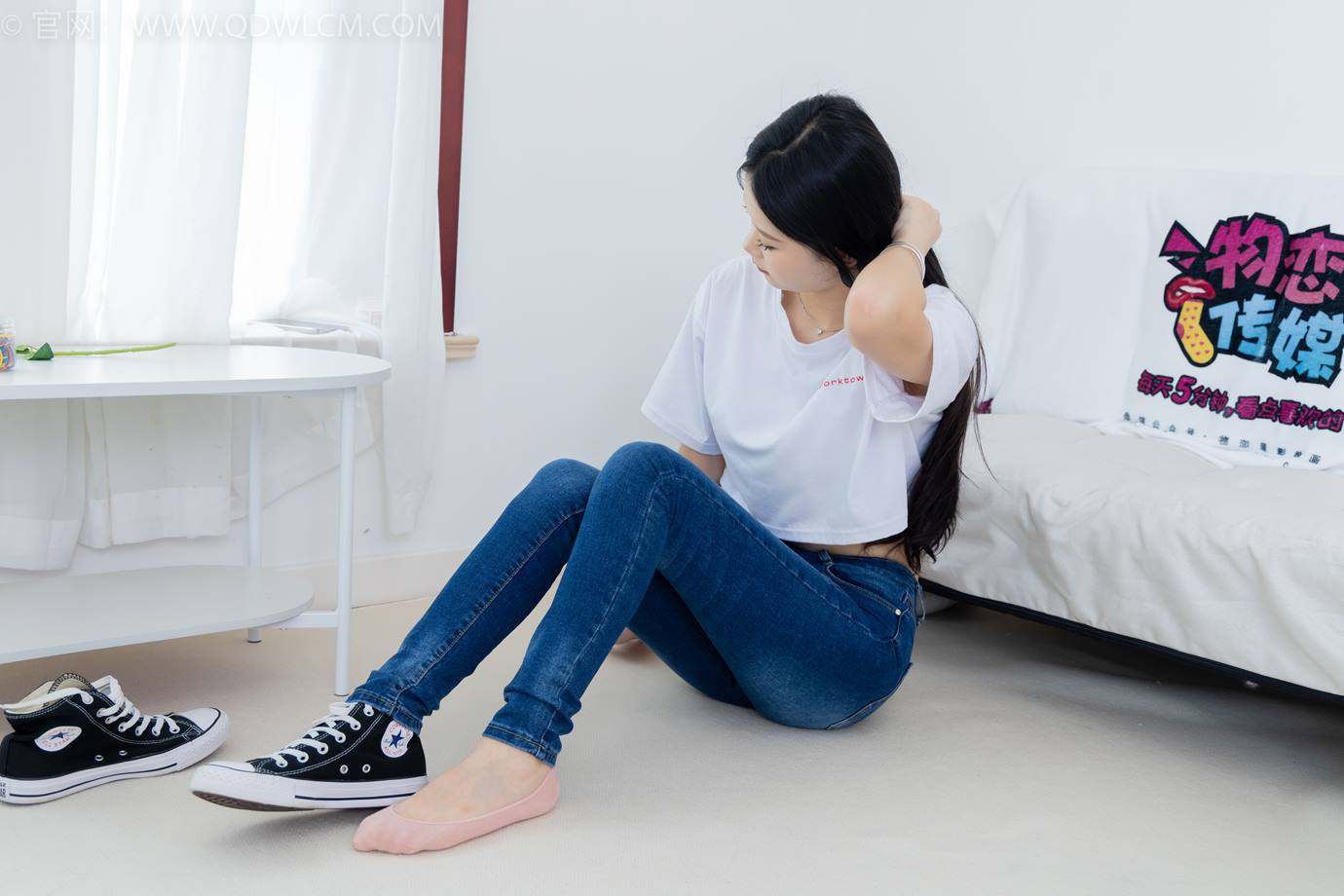 图片[48]-物恋传媒 NO.2293 小竹-匡威帆布鞋、粉色船袜、肚子疼揉肚子剧情[160P] – 速更版-美库