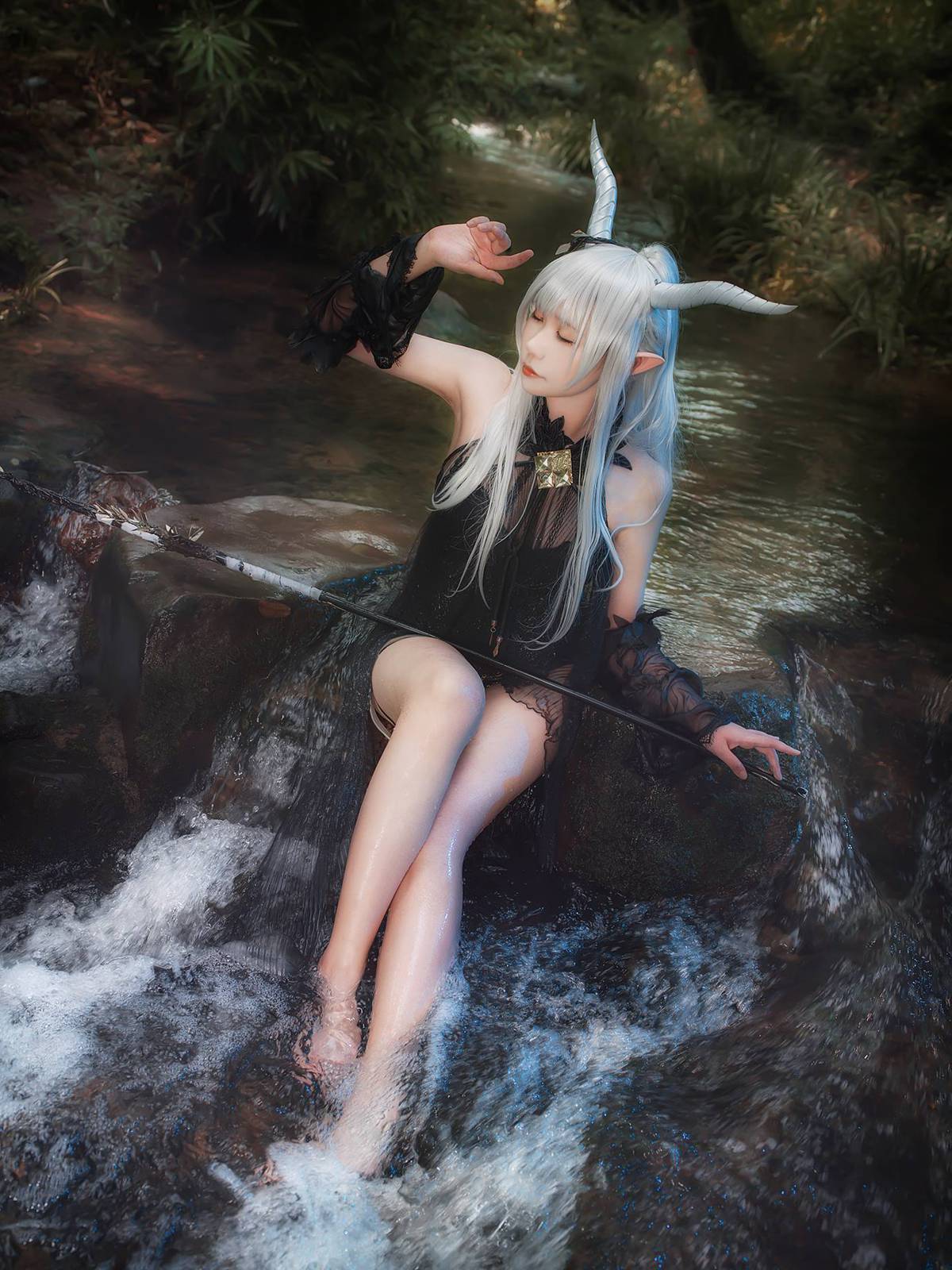 图片[13]-麻花麻花酱 – 明日方舟 闪灵泳装[20P] – 速更版-美库