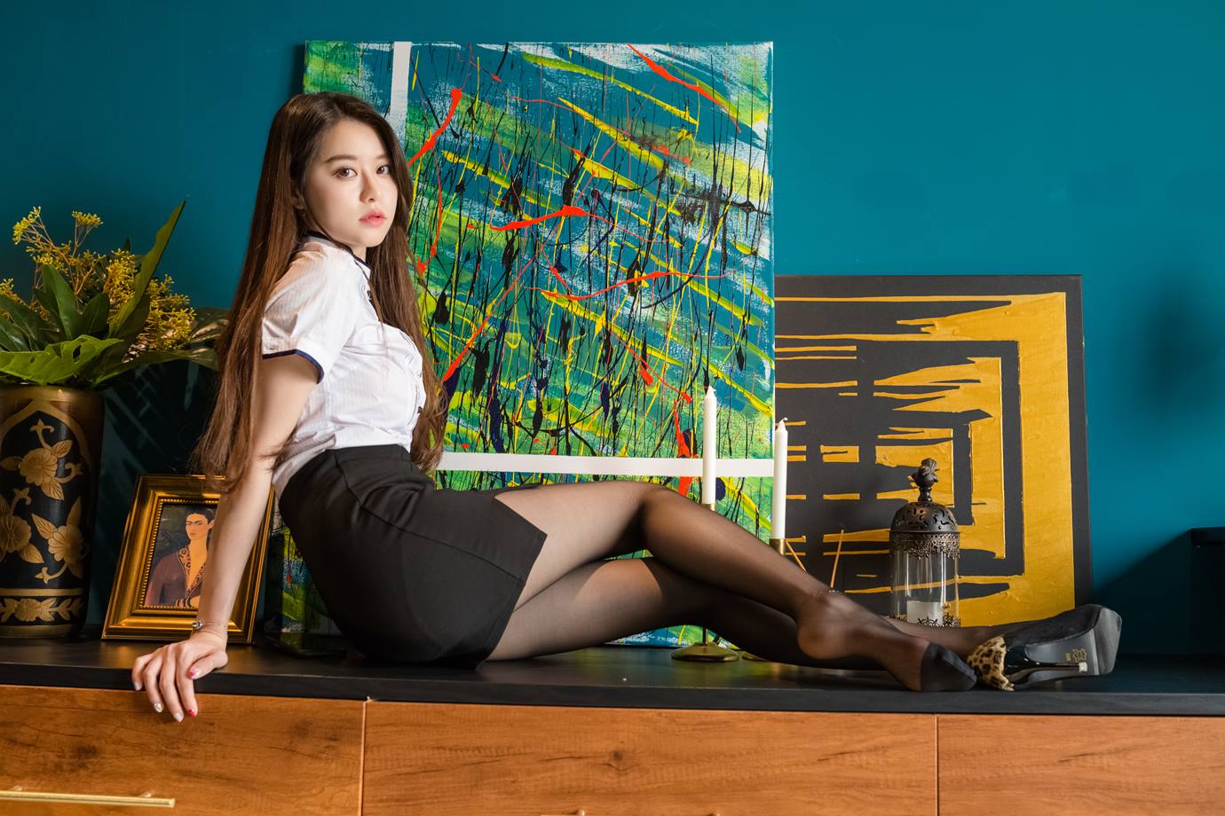 图片[14]-Sia不吃鱼  – 阳光下的黑丝[87P] – 速更版-美库