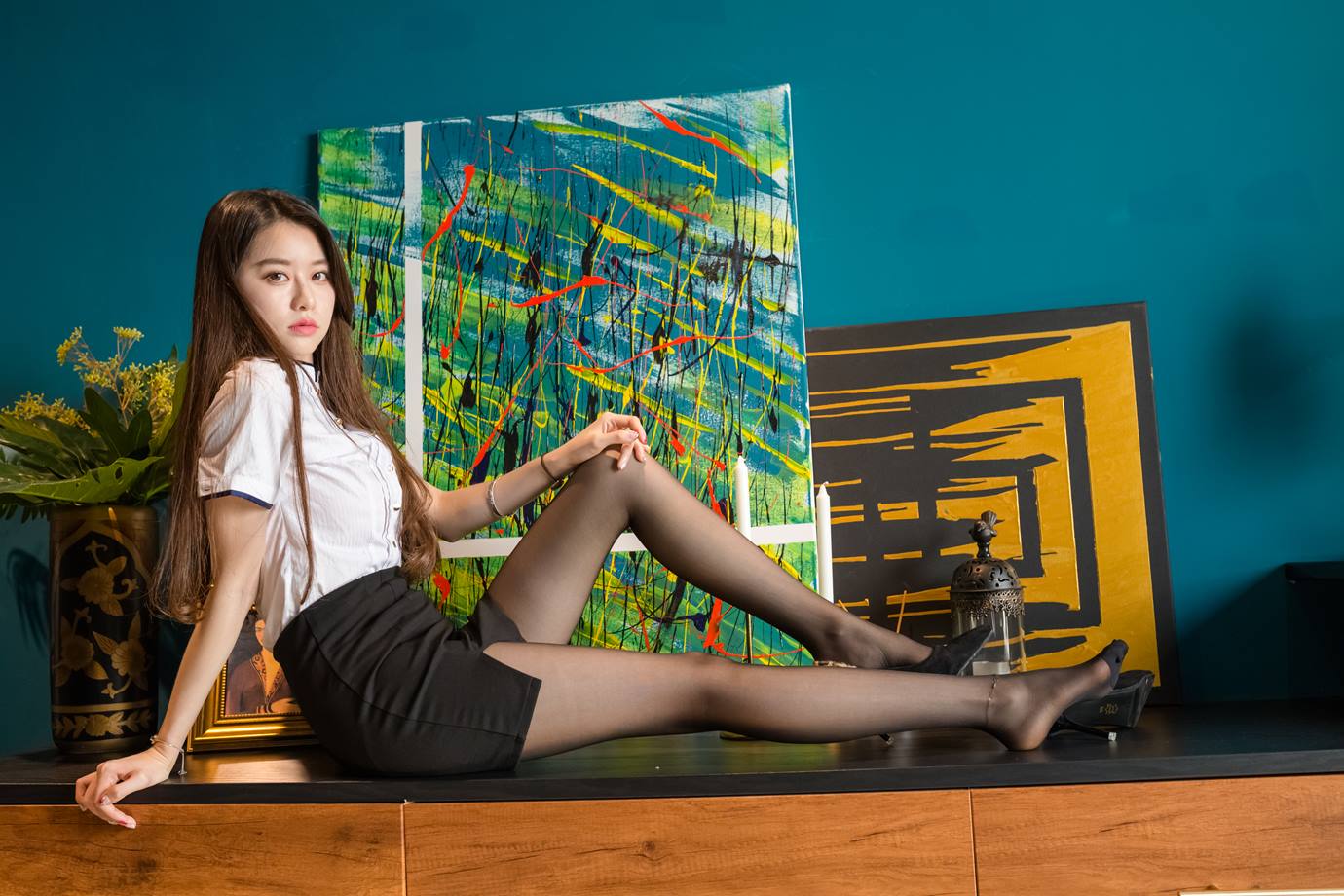 图片[19]-Sia不吃鱼  – 阳光下的黑丝[87P] – 速更版-美库