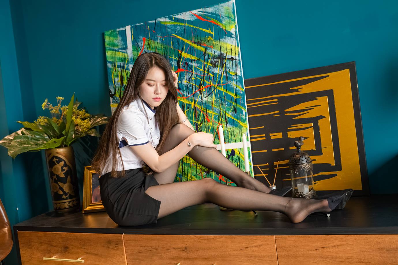 图片[20]-Sia不吃鱼  – 阳光下的黑丝[87P] – 速更版-美库