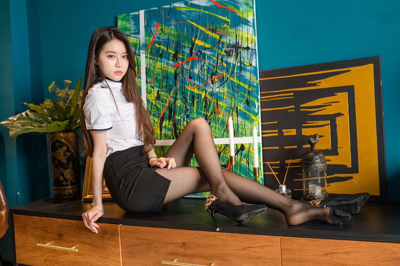 图片[23]-Sia不吃鱼  – 阳光下的黑丝[87P] – 速更版-美库