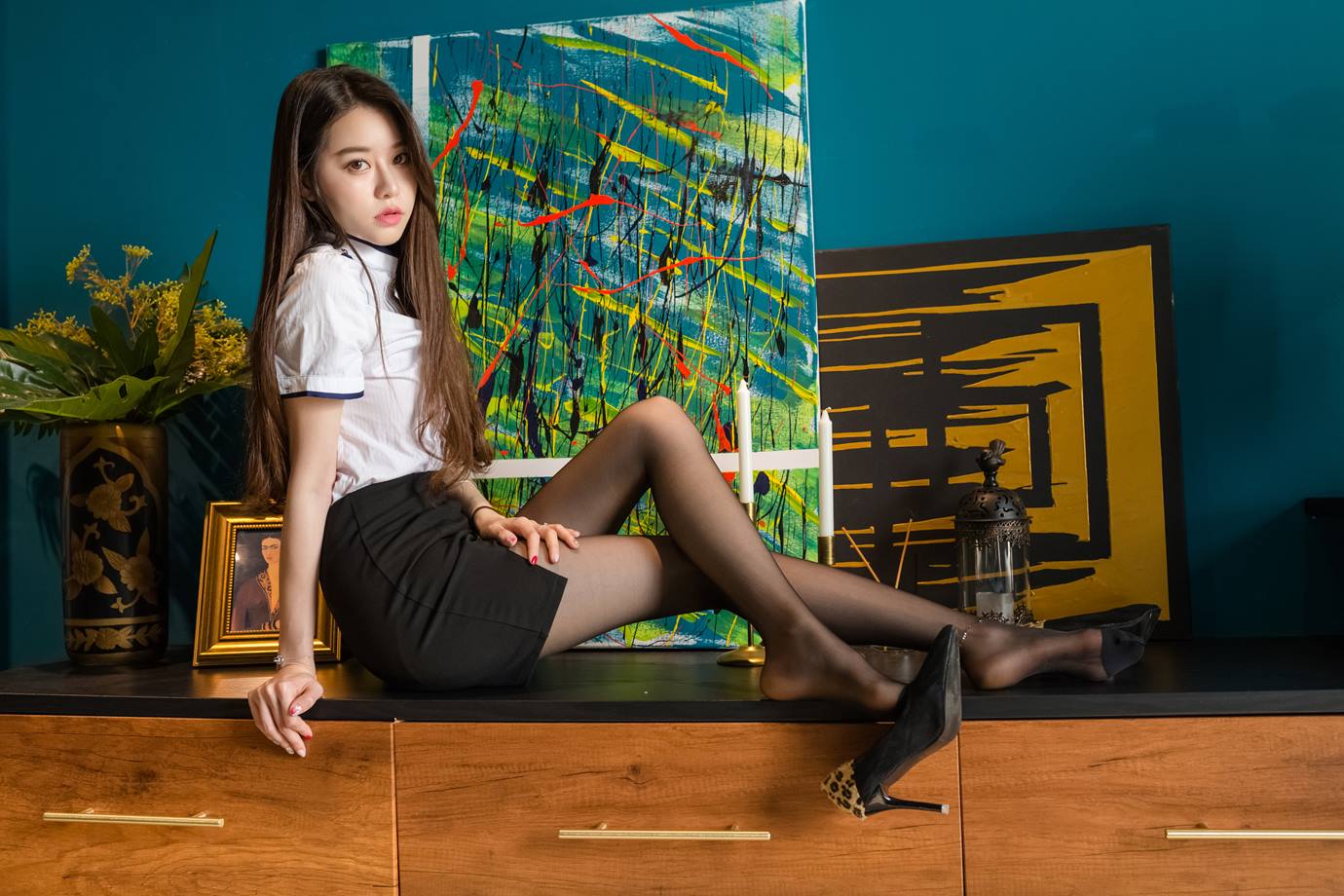 图片[25]-Sia不吃鱼  – 阳光下的黑丝[87P] – 速更版-美库