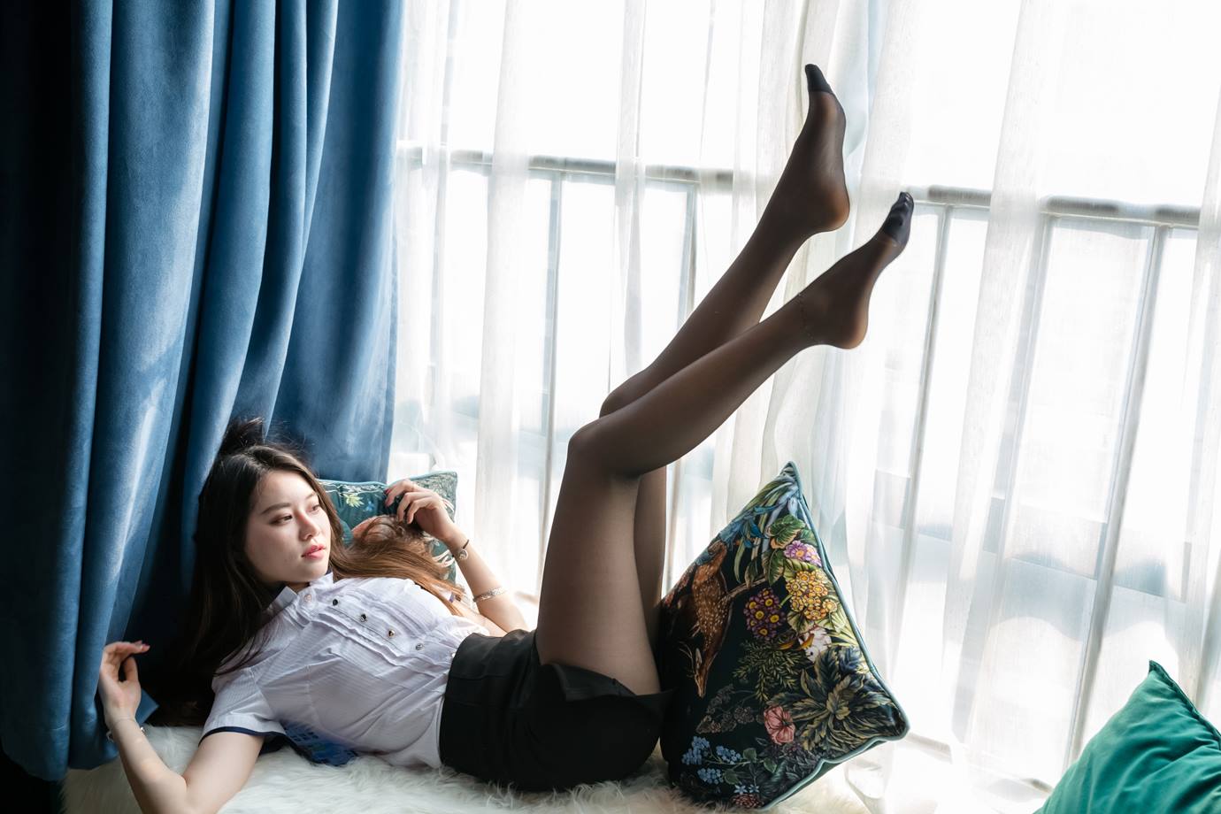 图片[47]-Sia不吃鱼  – 阳光下的黑丝[87P] – 速更版-美库