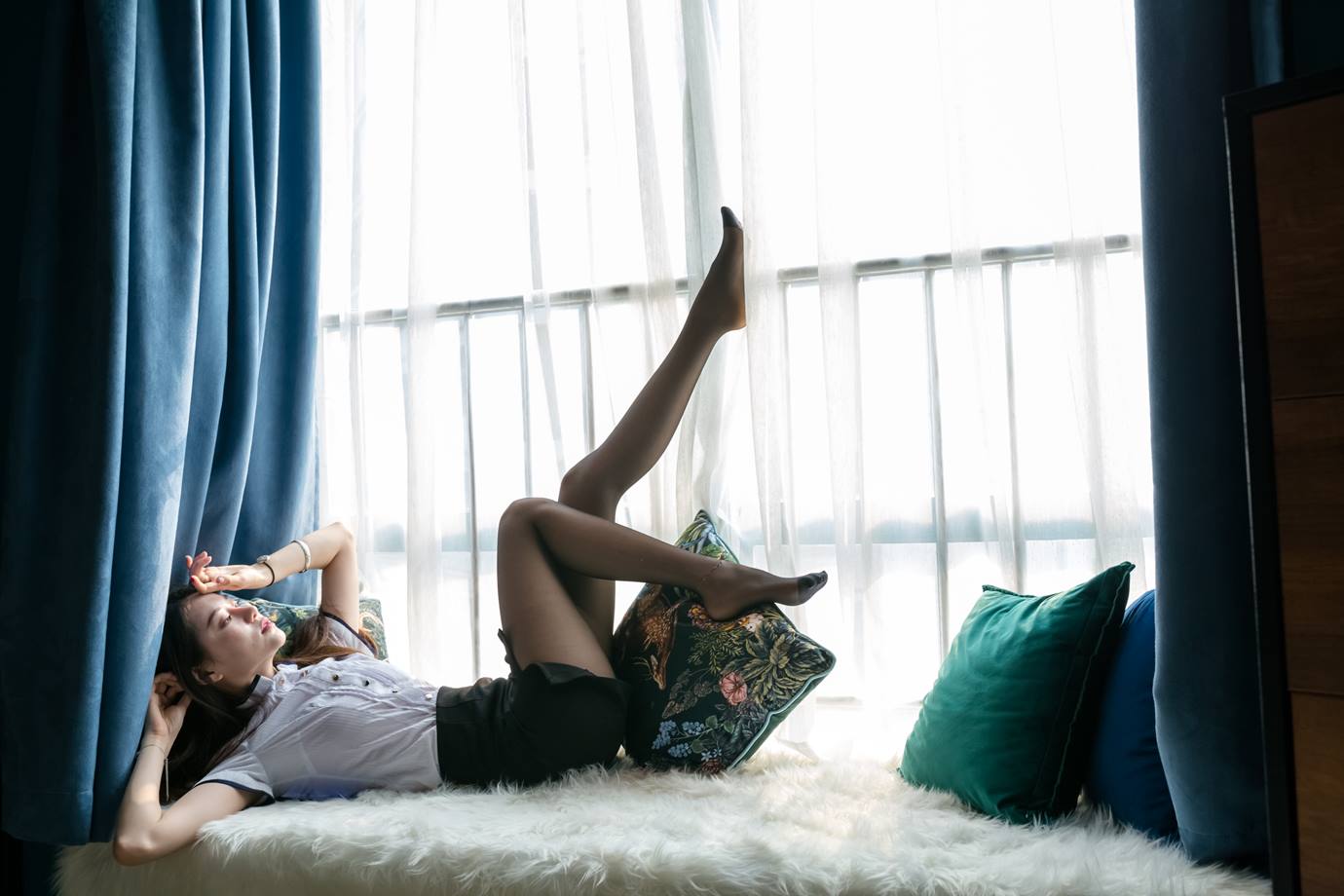 图片[51]-Sia不吃鱼  – 阳光下的黑丝[87P] – 速更版-美库