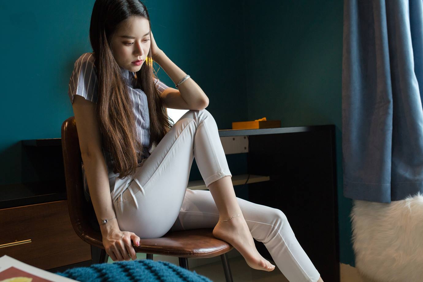 图片[63]-Sia不吃鱼  – OL丝足[92P] – 速更版-美库