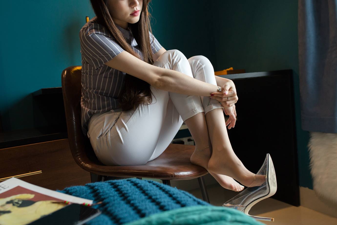 图片[64]-Sia不吃鱼  – OL丝足[92P] – 速更版-美库