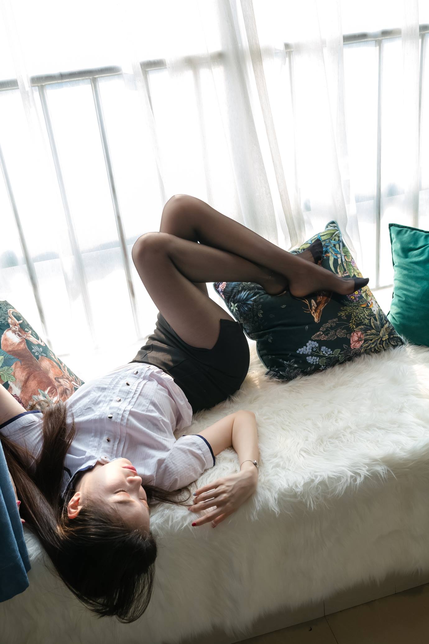 图片[60]-Sia不吃鱼  – 阳光下的黑丝[87P] – 速更版-美库