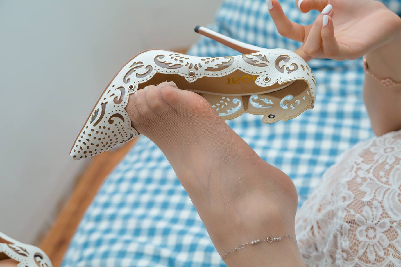 图片[19]-Sia不吃鱼  – 蕾丝裙肉丝[75P] – 速更版-美库