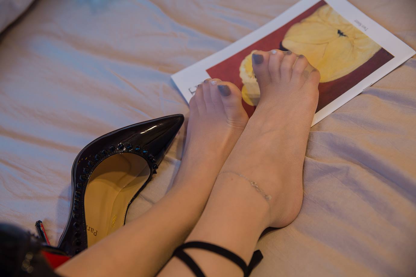 图片[103]-Sia不吃鱼  – 黑色系肉丝[114P] – 速更版-美库