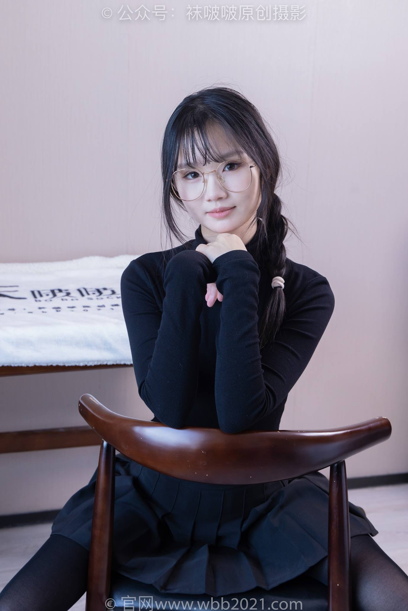 图片[10]-[BoBoSocks袜啵啵]NO.523 甜甜圈-皮鞋、厚黑丝[129P] – 速更版-美库