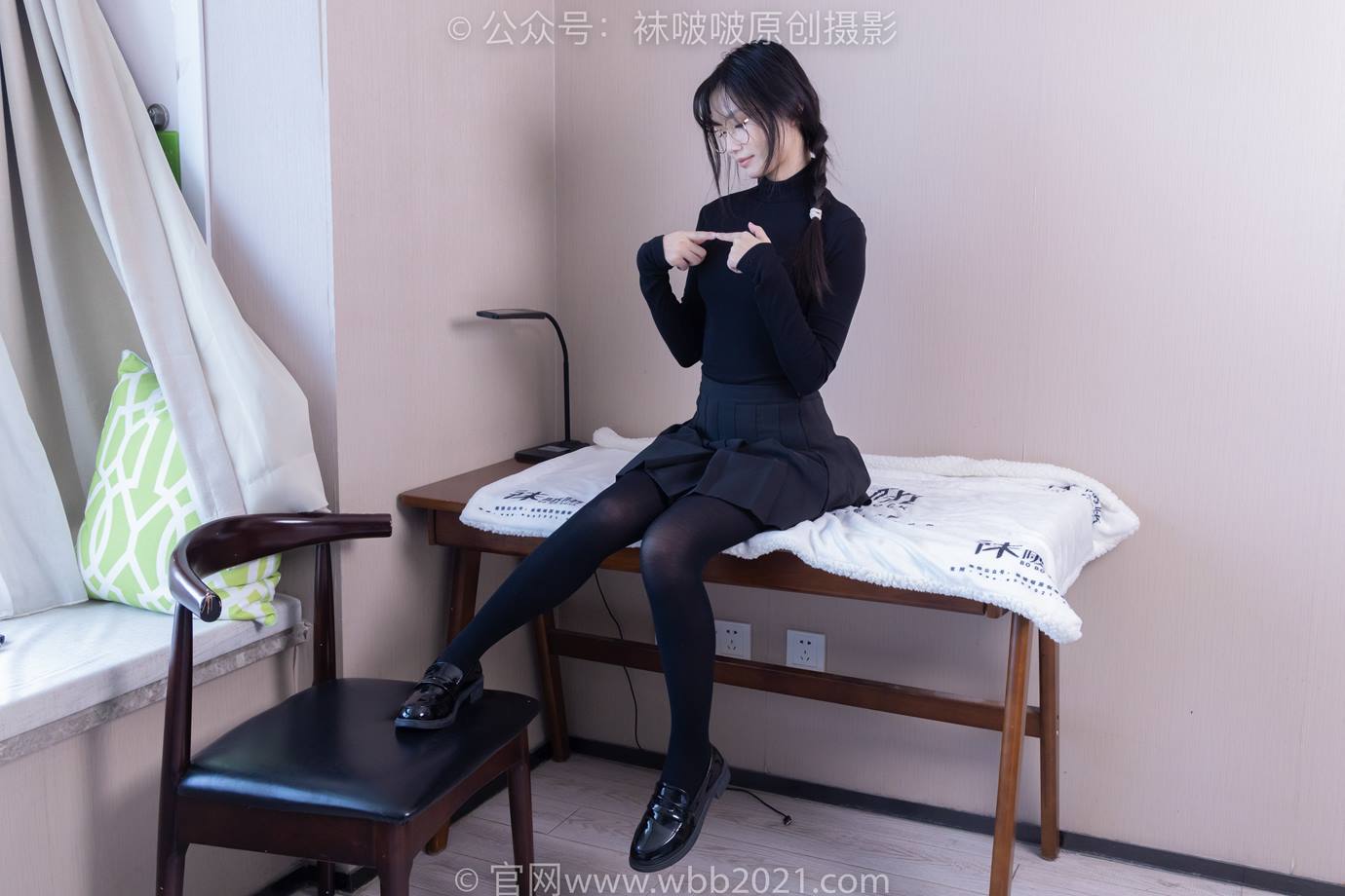 图片[30]-[BoBoSocks袜啵啵]NO.523 甜甜圈-皮鞋、厚黑丝[129P] – 速更版-美库