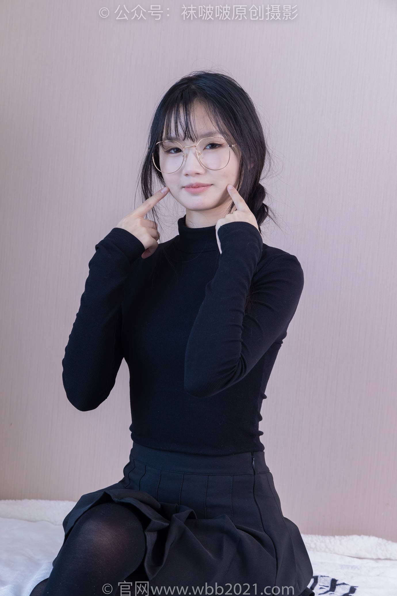 图片[36]-[BoBoSocks袜啵啵]NO.523 甜甜圈-皮鞋、厚黑丝[129P] – 速更版-美库