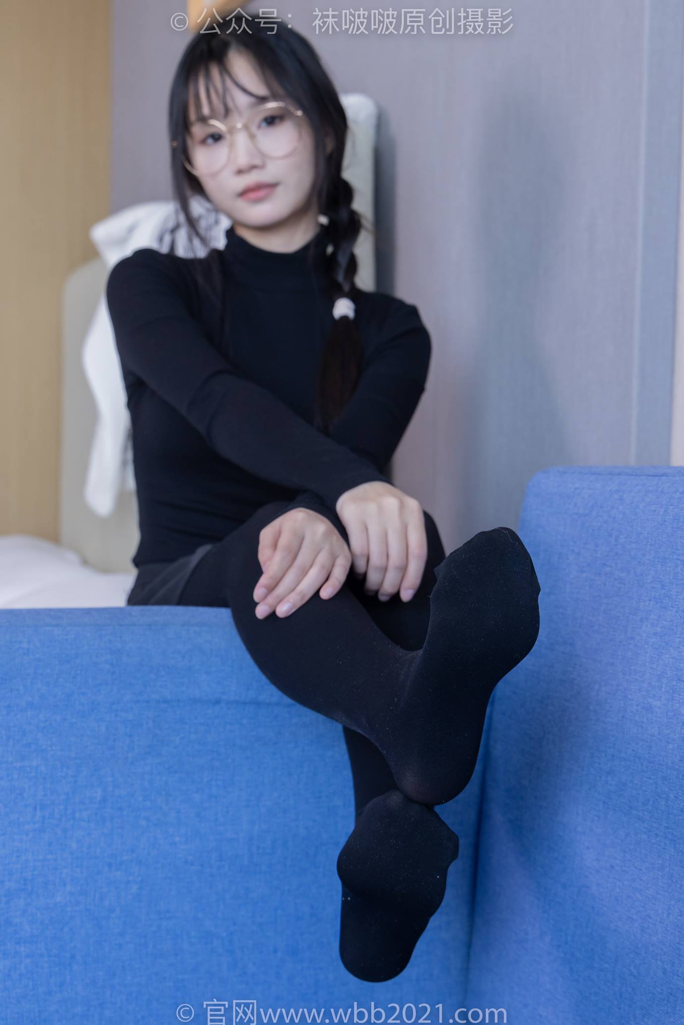 图片[42]-[BoBoSocks袜啵啵]NO.523 甜甜圈-皮鞋、厚黑丝[129P] – 速更版-美库