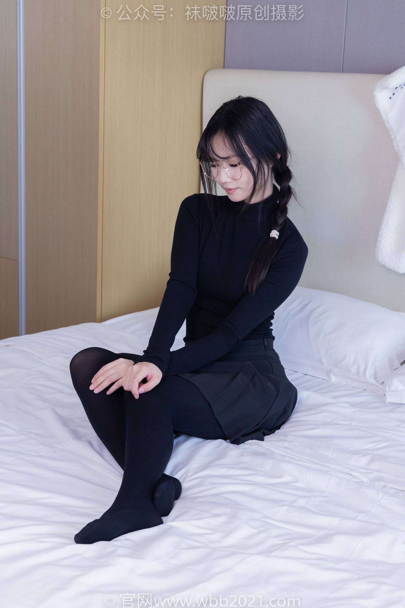 图片[55]-[BoBoSocks袜啵啵]NO.523 甜甜圈-皮鞋、厚黑丝[129P] – 速更版-美库