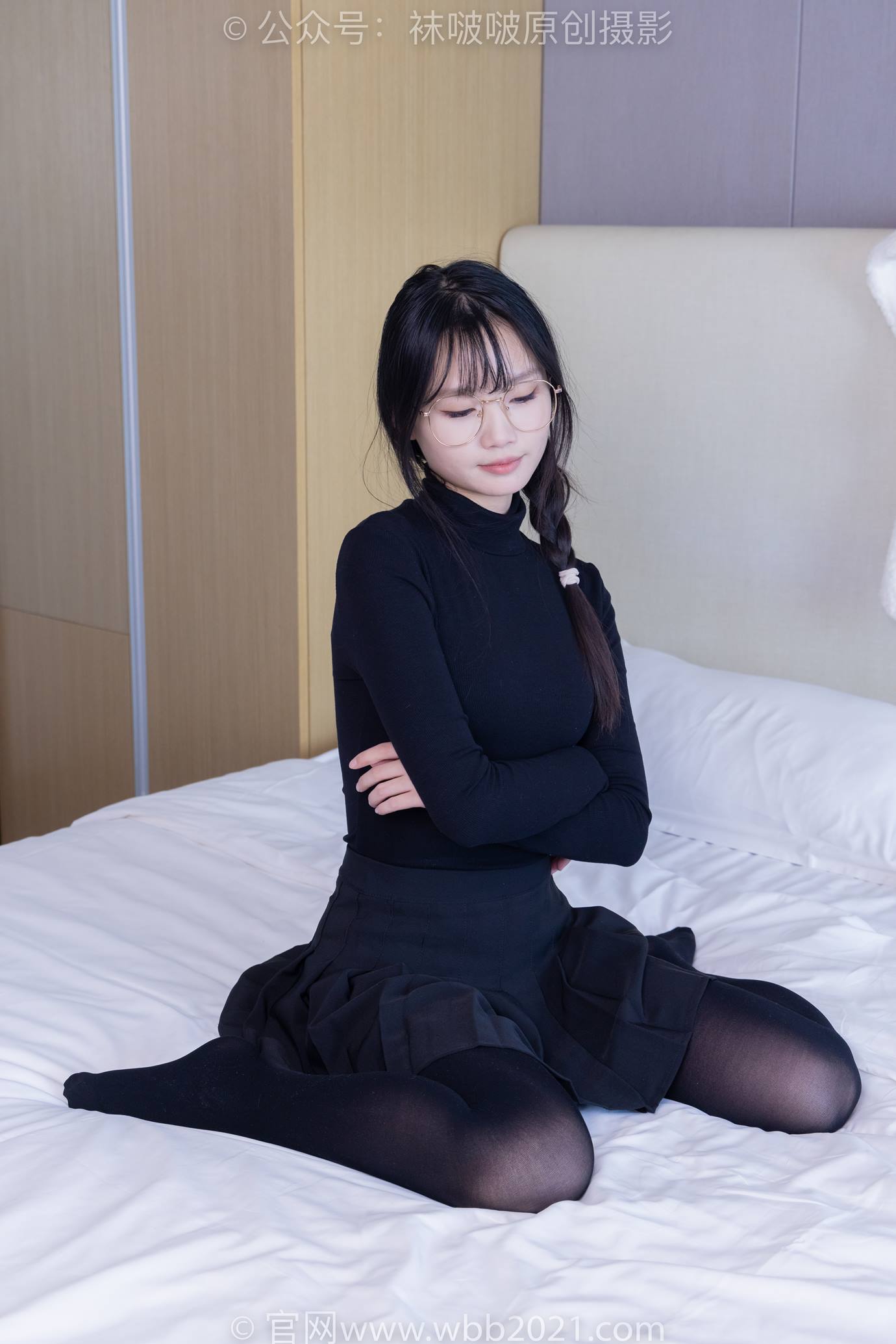 图片[81]-[BoBoSocks袜啵啵]NO.523 甜甜圈-皮鞋、厚黑丝[129P] – 速更版-美库