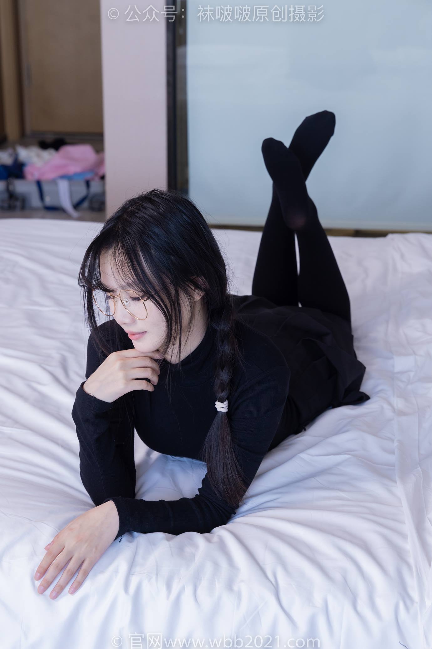 图片[98]-[BoBoSocks袜啵啵]NO.523 甜甜圈-皮鞋、厚黑丝[129P] – 速更版-美库