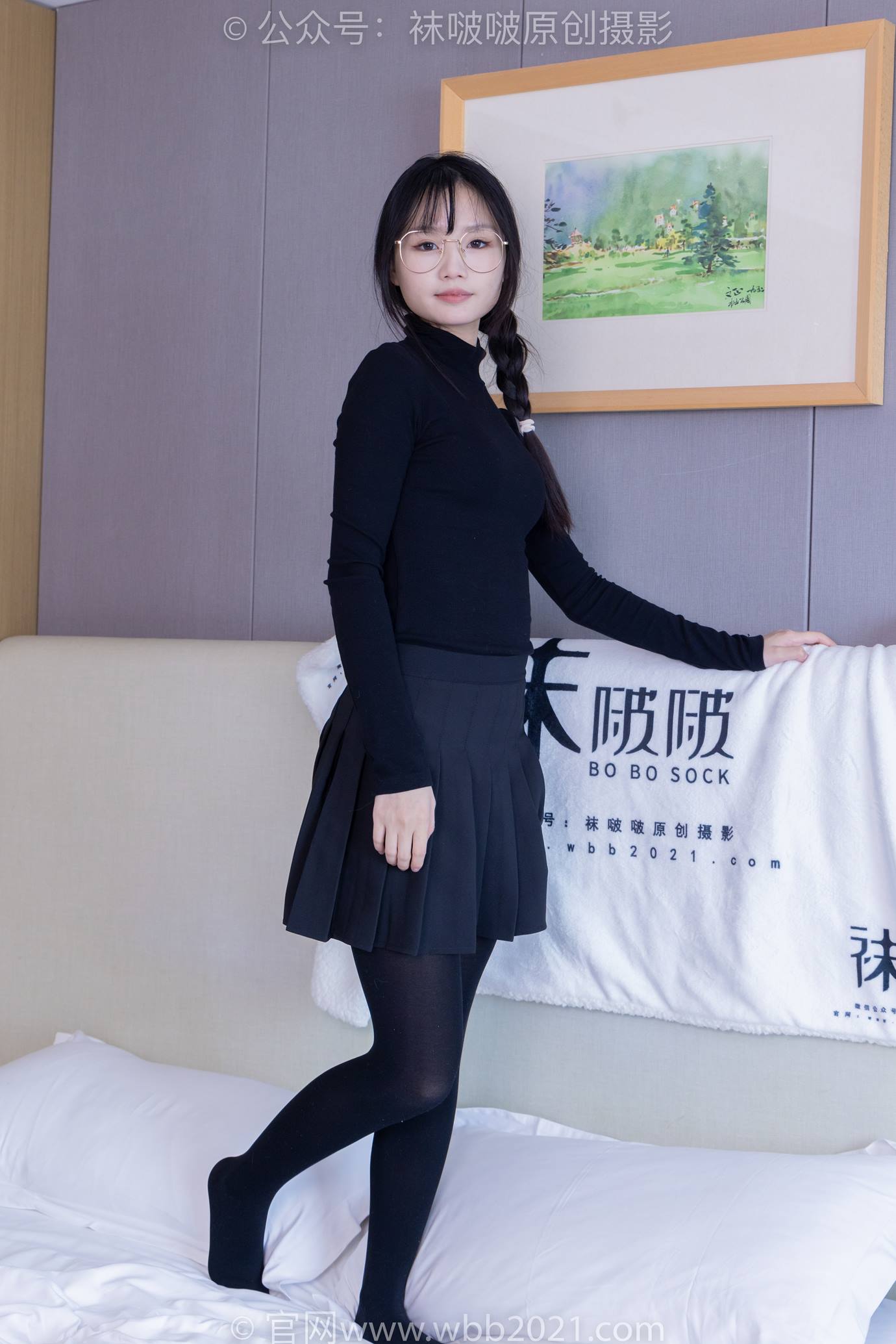 图片[105]-[BoBoSocks袜啵啵]NO.523 甜甜圈-皮鞋、厚黑丝[129P] – 速更版-美库