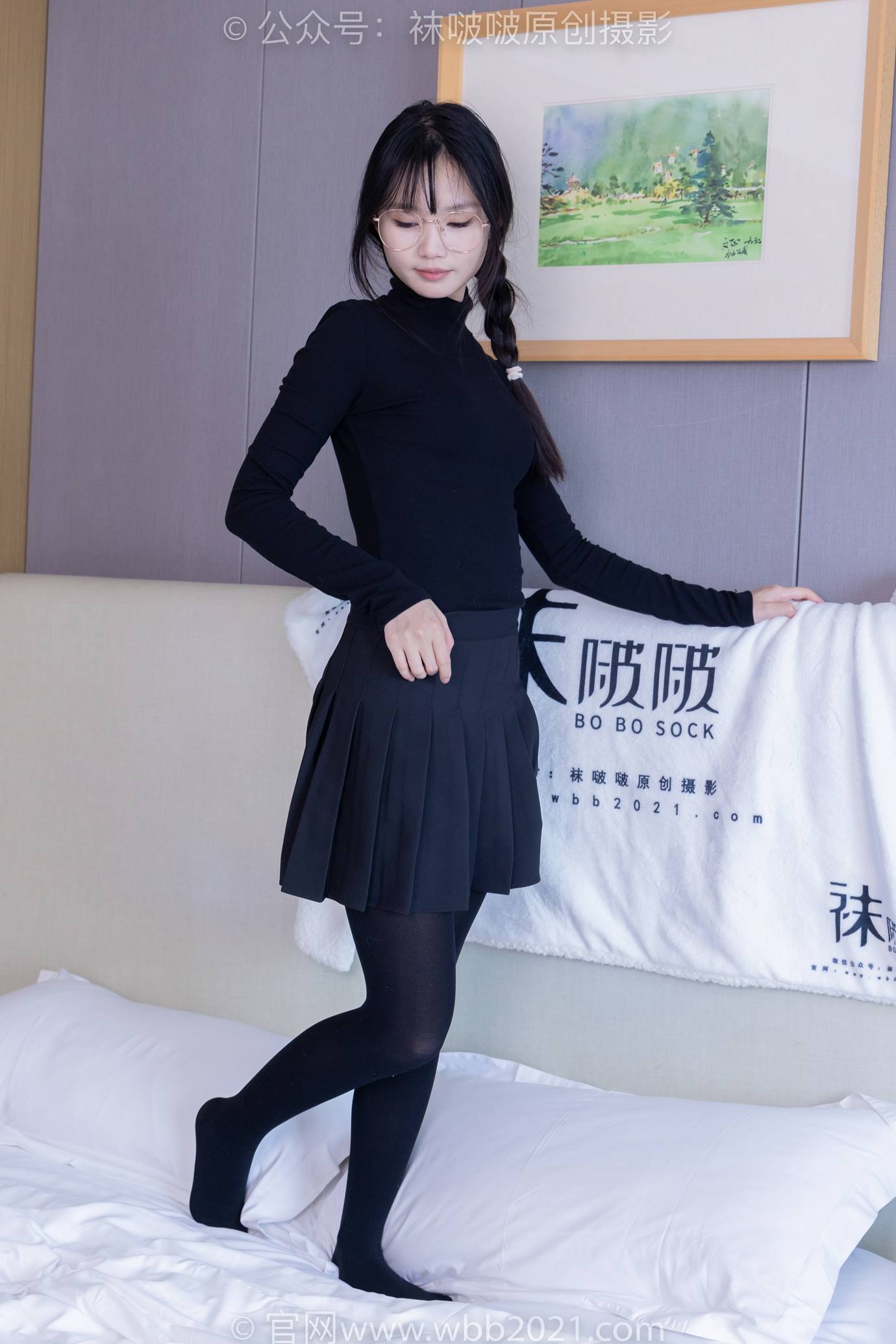 图片[106]-[BoBoSocks袜啵啵]NO.523 甜甜圈-皮鞋、厚黑丝[129P] – 速更版-美库