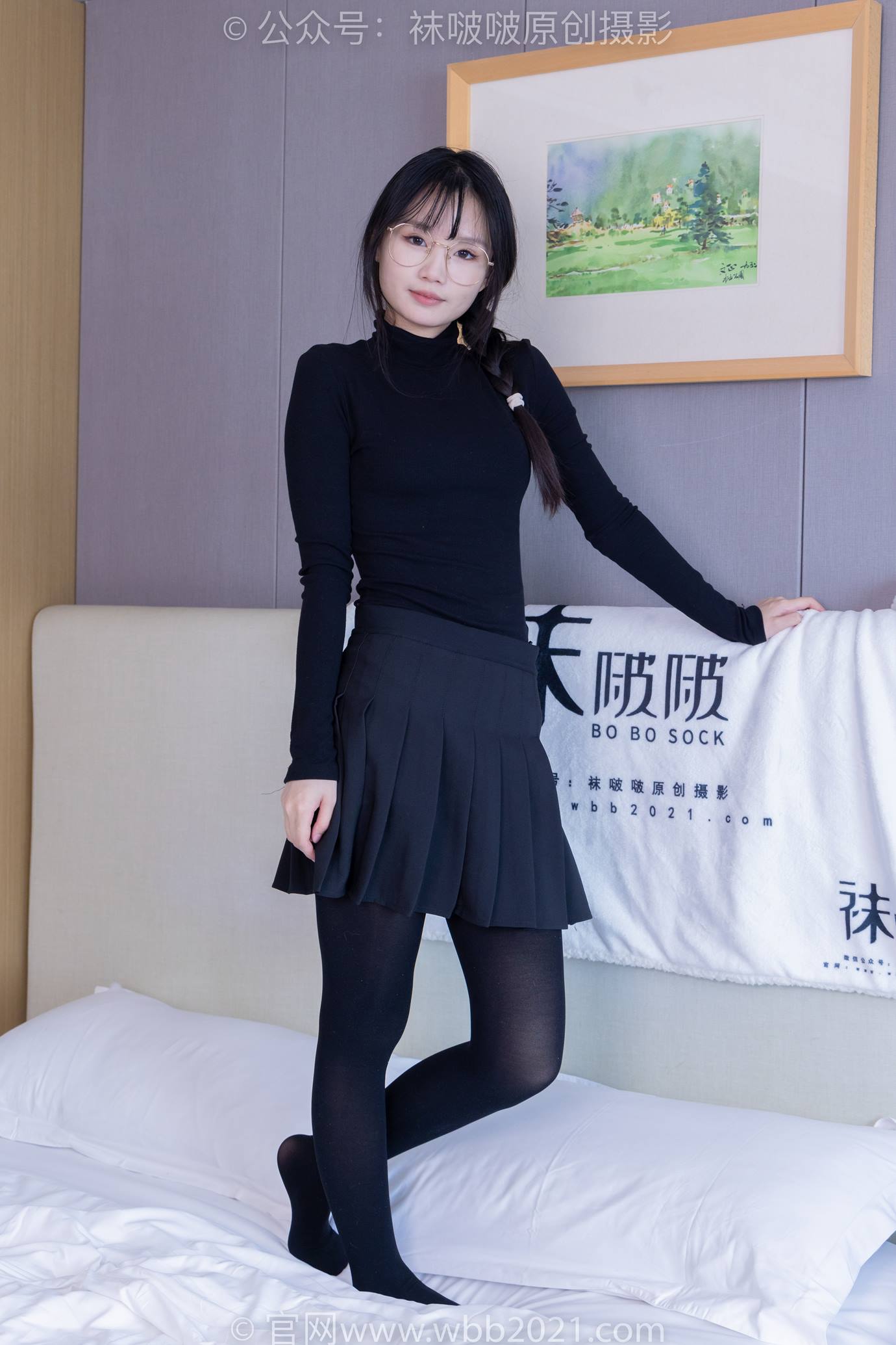 图片[107]-[BoBoSocks袜啵啵]NO.523 甜甜圈-皮鞋、厚黑丝[129P] – 速更版-美库