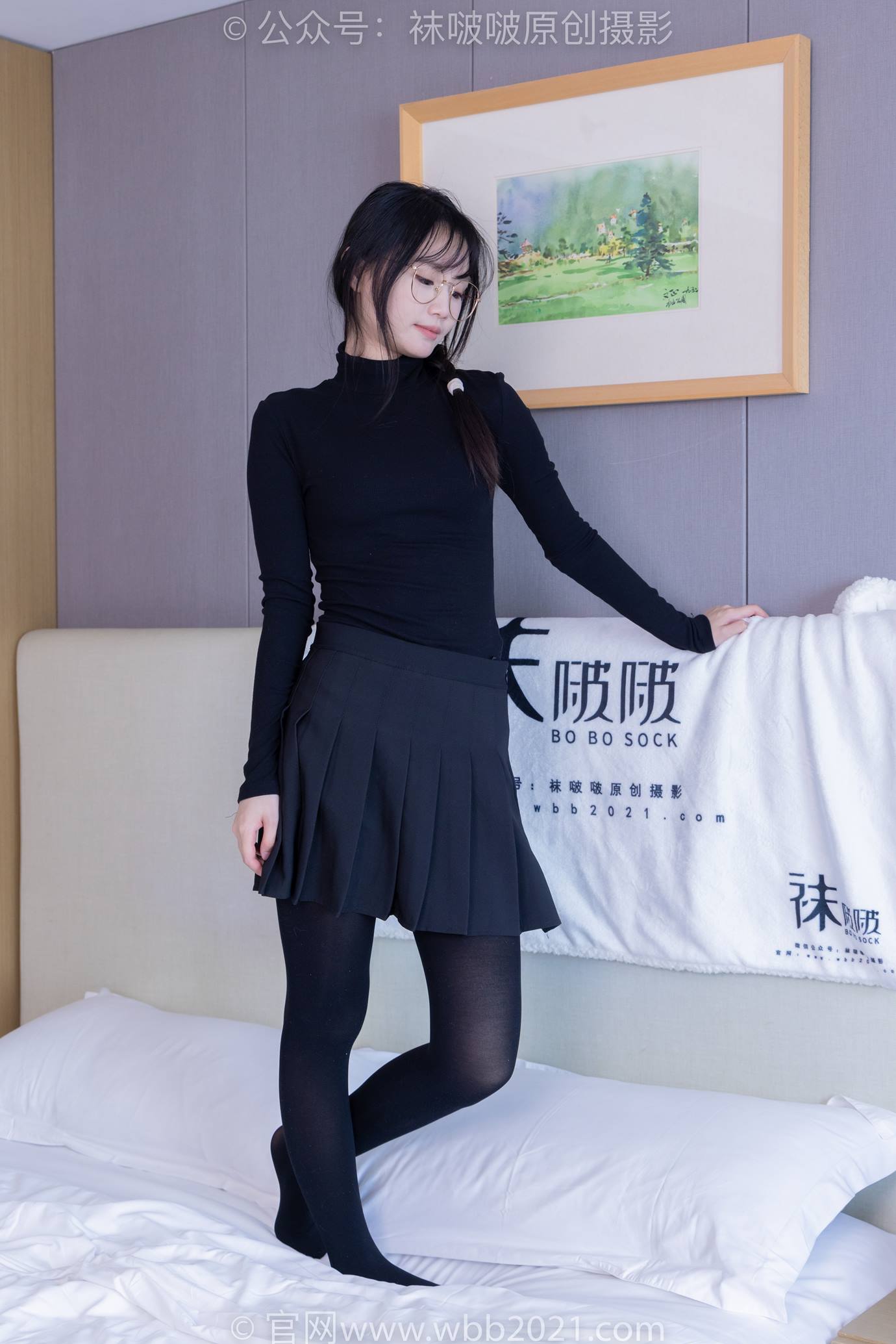 图片[108]-[BoBoSocks袜啵啵]NO.523 甜甜圈-皮鞋、厚黑丝[129P] – 速更版-美库