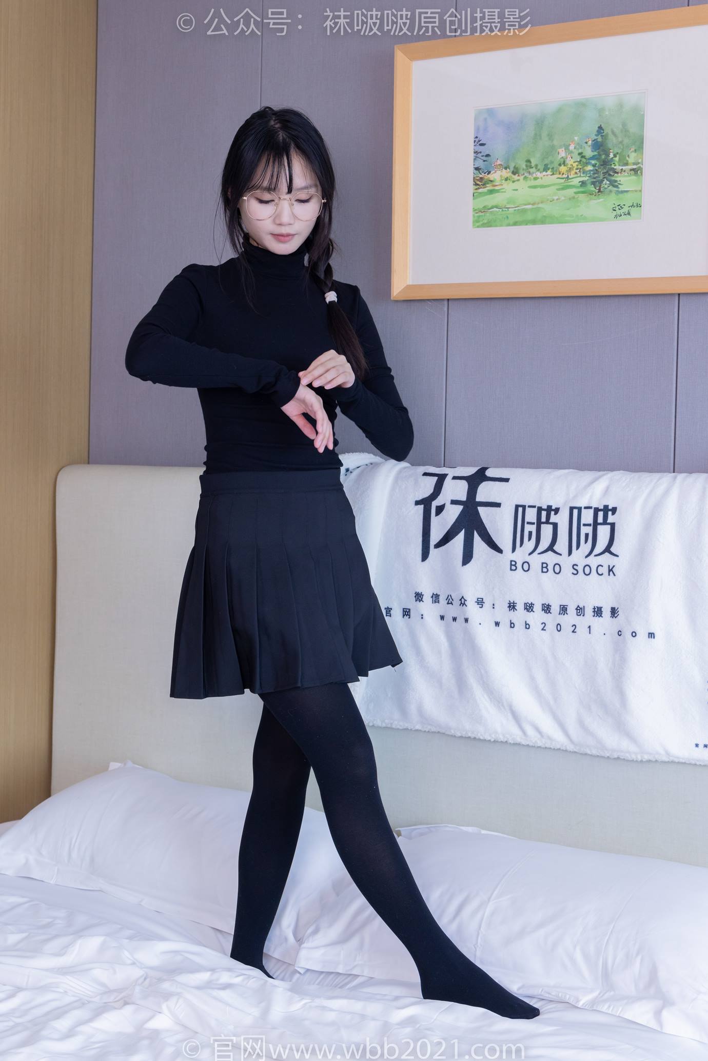 图片[110]-[BoBoSocks袜啵啵]NO.523 甜甜圈-皮鞋、厚黑丝[129P] – 速更版-美库