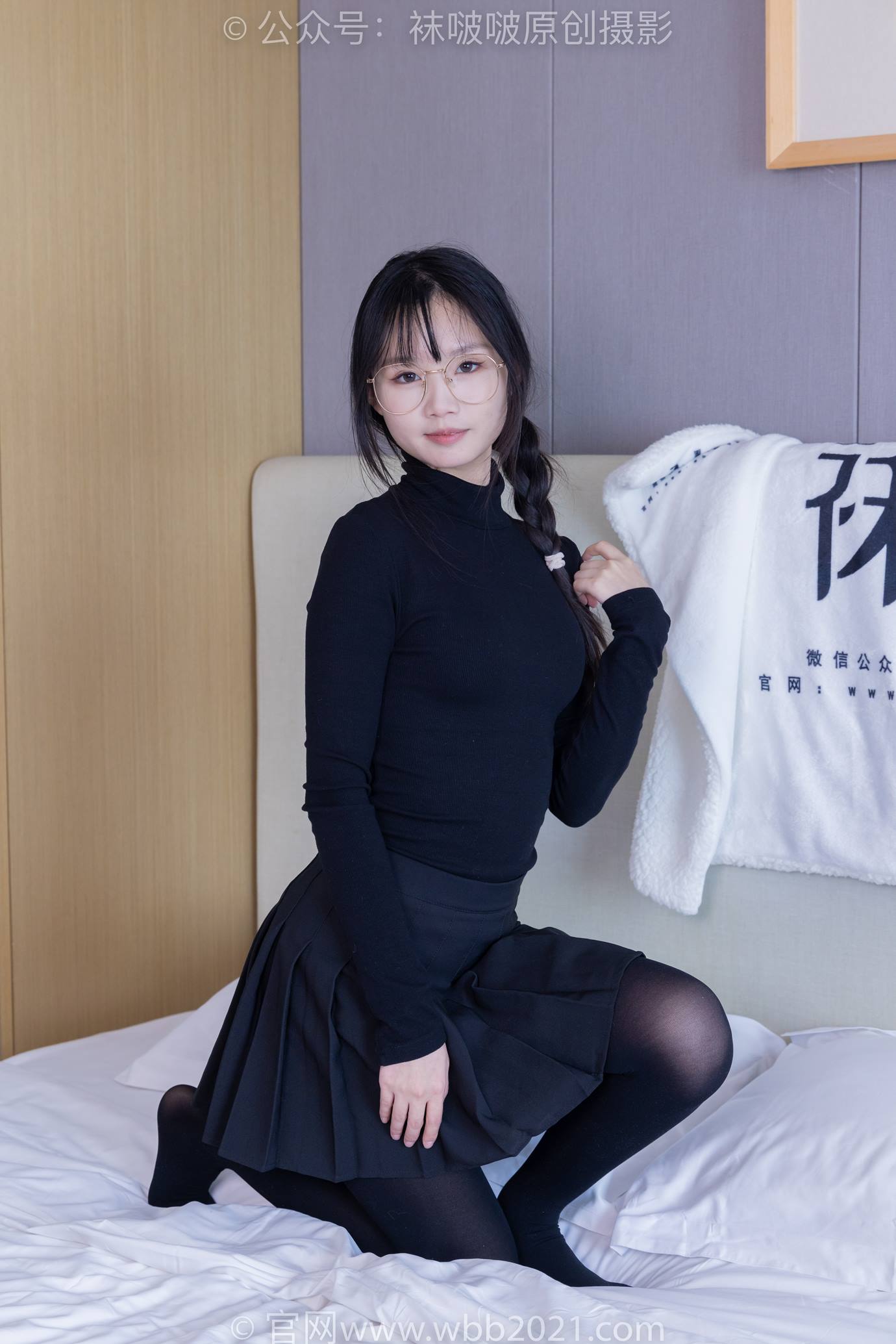 图片[111]-[BoBoSocks袜啵啵]NO.523 甜甜圈-皮鞋、厚黑丝[129P] – 速更版-美库