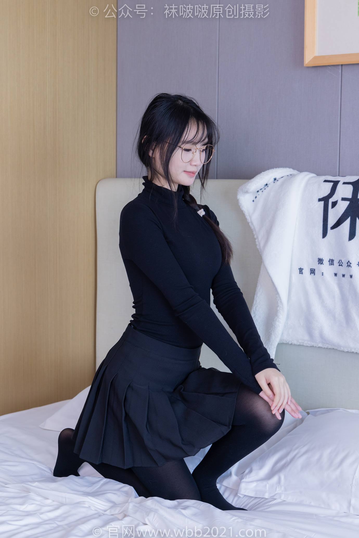 图片[112]-[BoBoSocks袜啵啵]NO.523 甜甜圈-皮鞋、厚黑丝[129P] – 速更版-美库