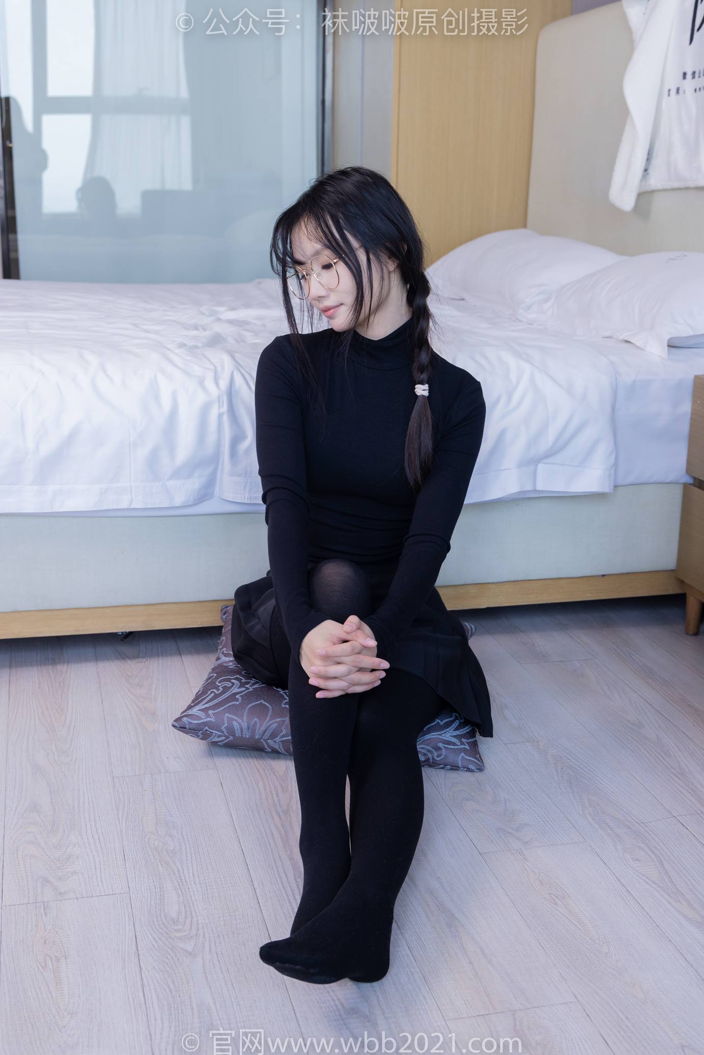 图片[119]-[BoBoSocks袜啵啵]NO.523 甜甜圈-皮鞋、厚黑丝[129P] – 速更版-美库