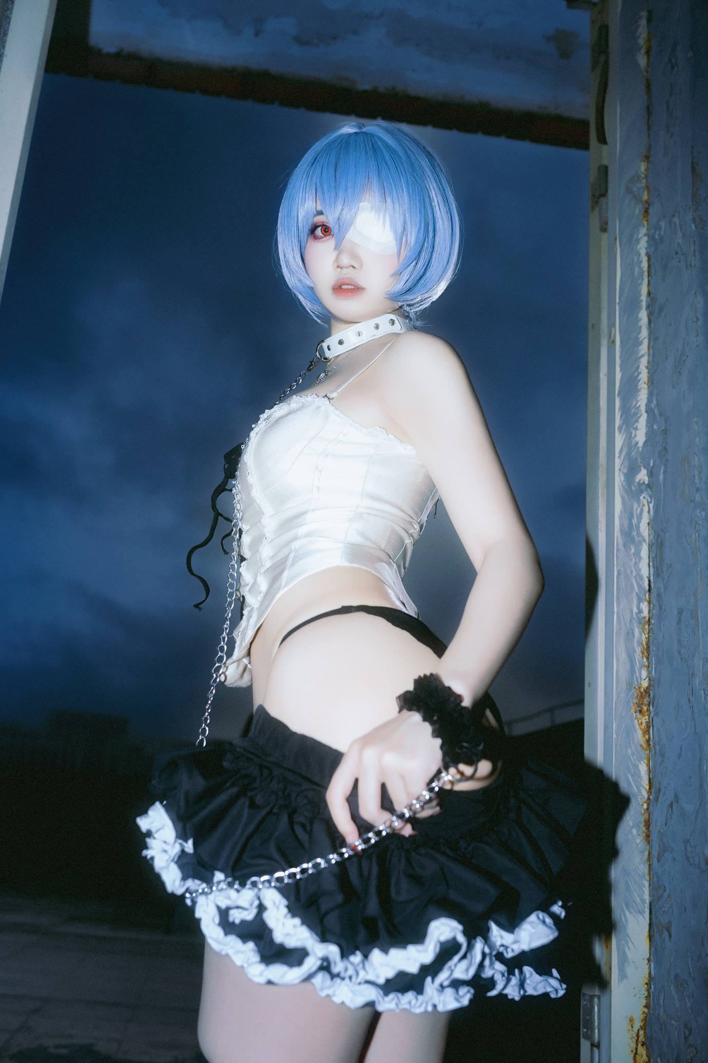 图片[19]-洛桑w伊梓  – 雨后天台[33P] – 速更版-美库