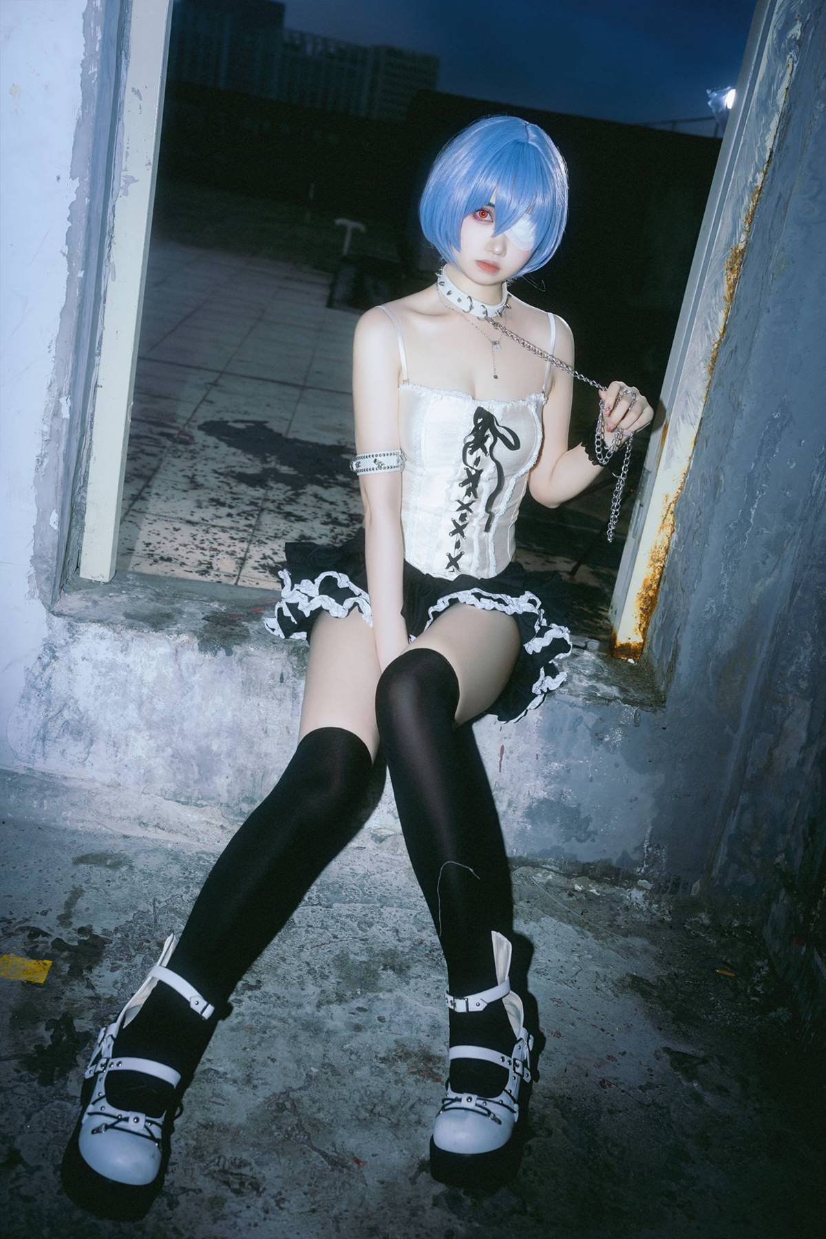 图片[22]-洛桑w伊梓  – 雨后天台[33P] – 速更版-美库