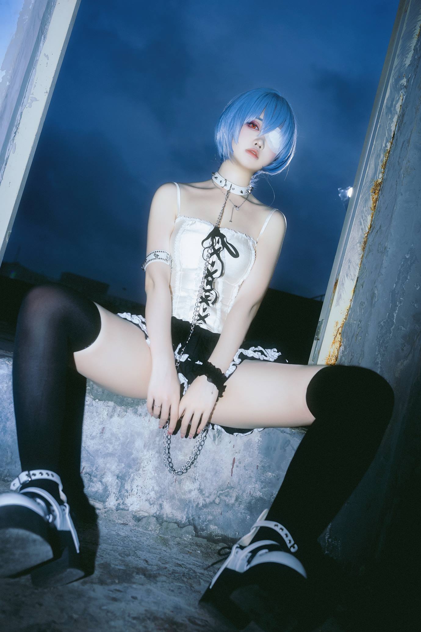 图片[23]-洛桑w伊梓  – 雨后天台[33P] – 速更版-美库