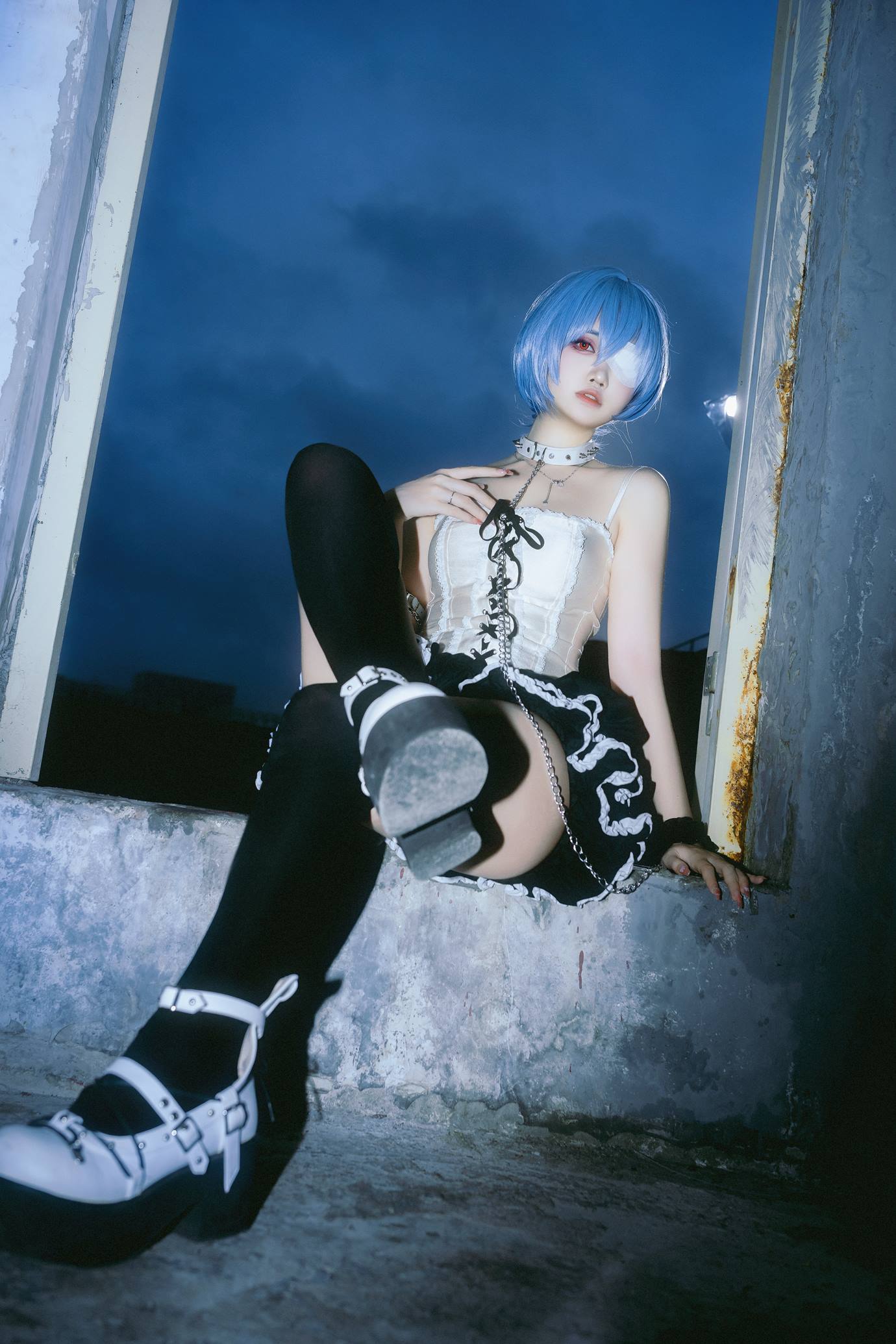 图片[24]-洛桑w伊梓  – 雨后天台[33P] – 速更版-美库