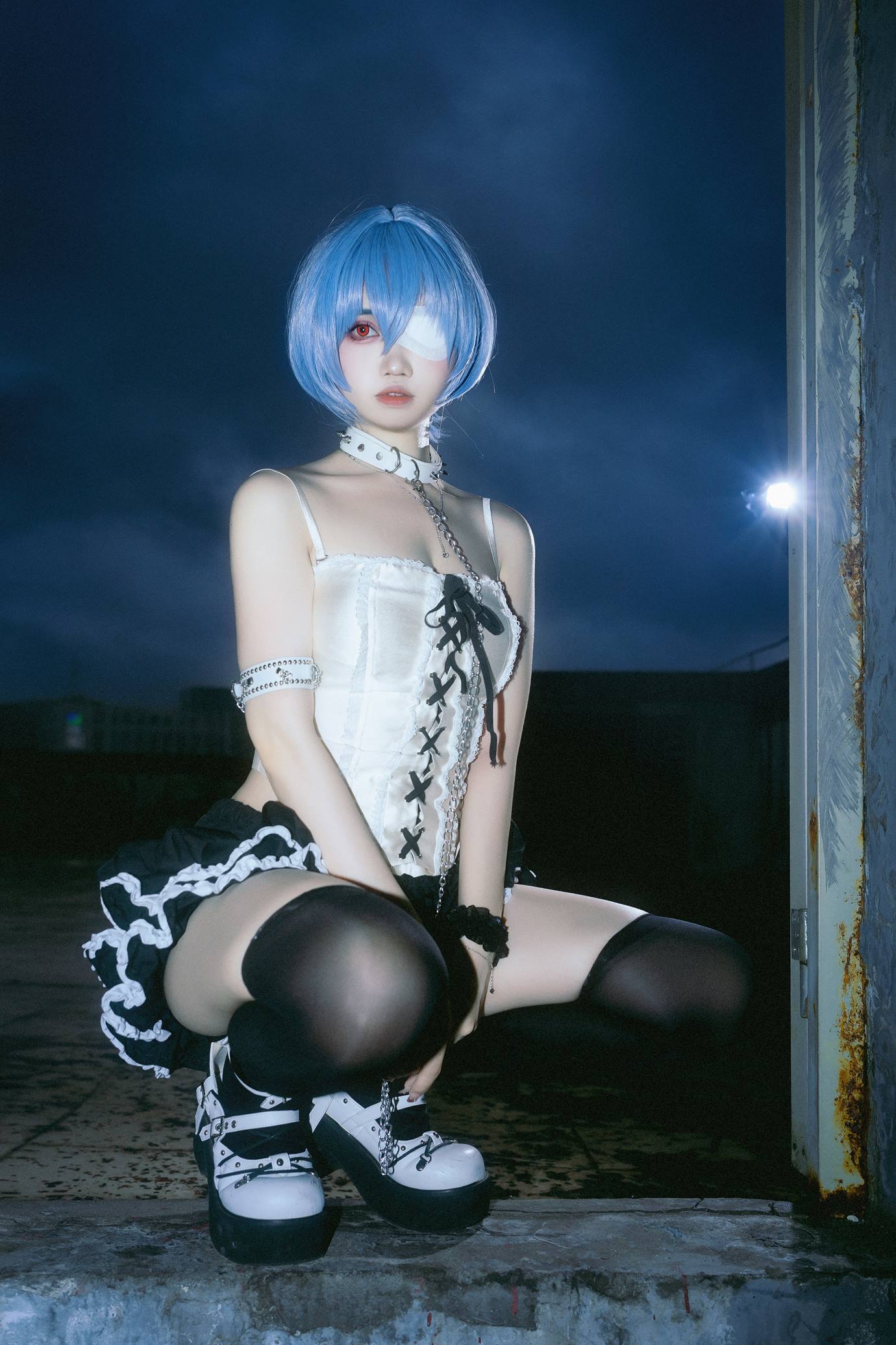 图片[26]-洛桑w伊梓  – 雨后天台[33P] – 速更版-美库