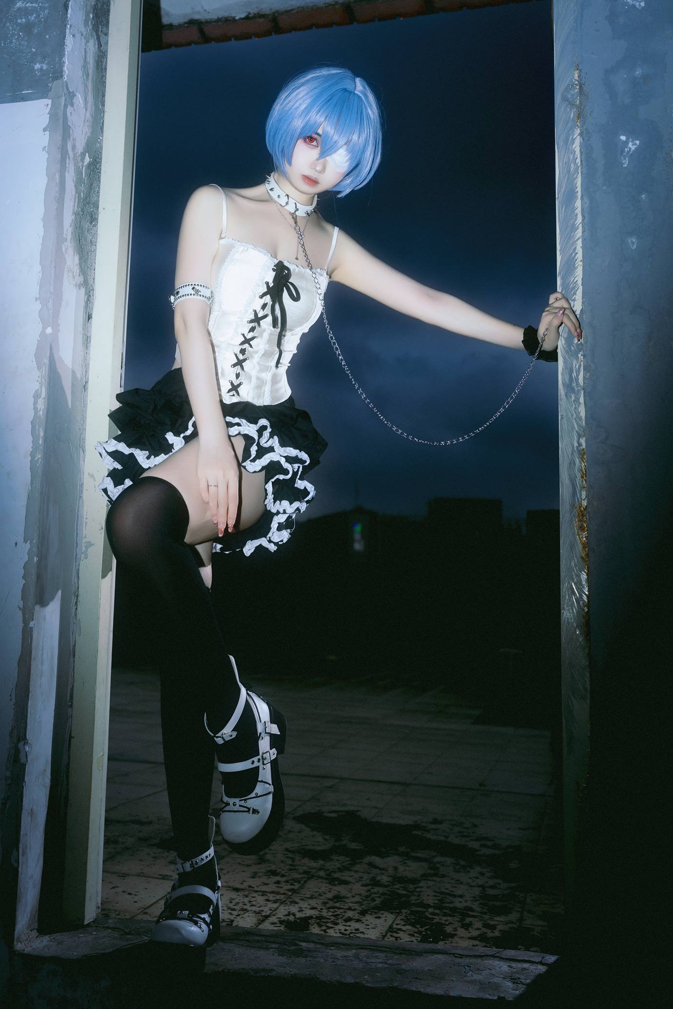 图片[28]-洛桑w伊梓  – 雨后天台[33P] – 速更版-美库