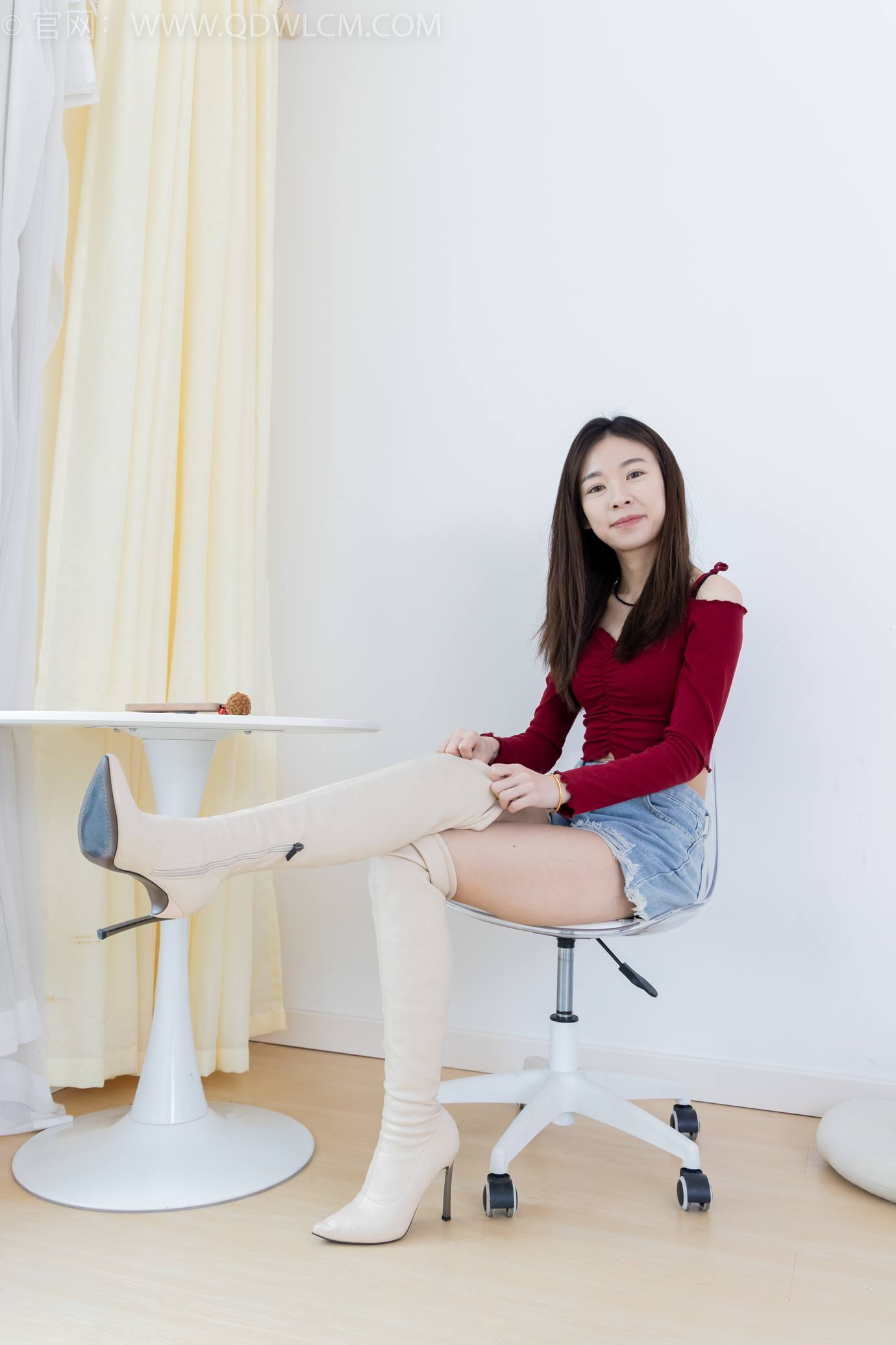 图片[14]-物恋传媒 NO.2296 婷婷-高跟长靴、白棉袜、裸足[126P] – 速更版-美库