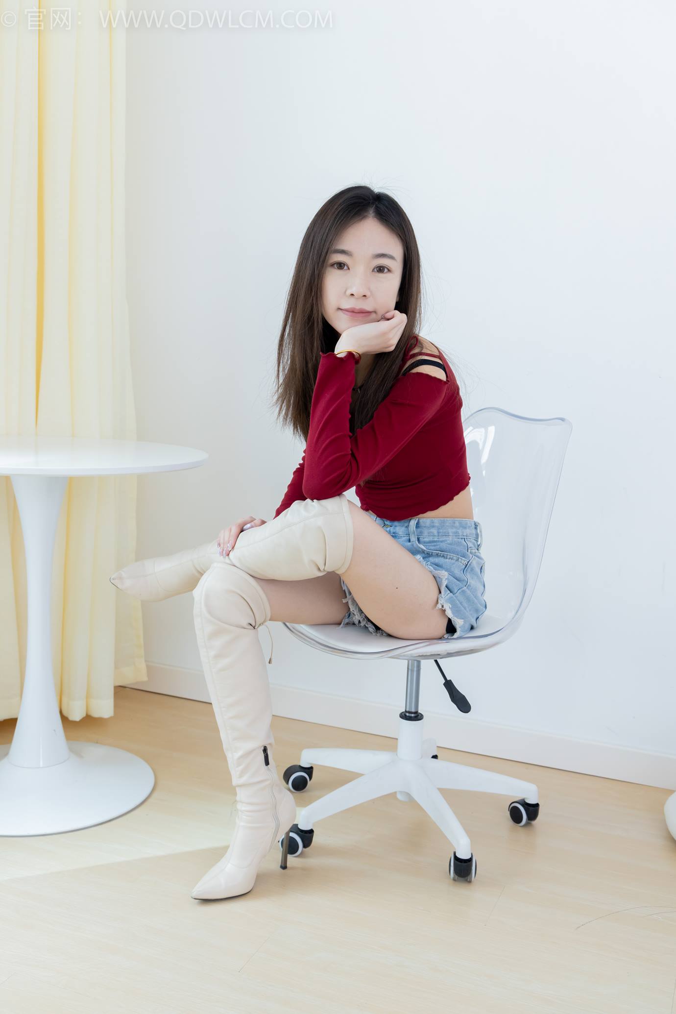 图片[58]-物恋传媒 NO.2296 婷婷-高跟长靴、白棉袜、裸足[126P] – 速更版-美库