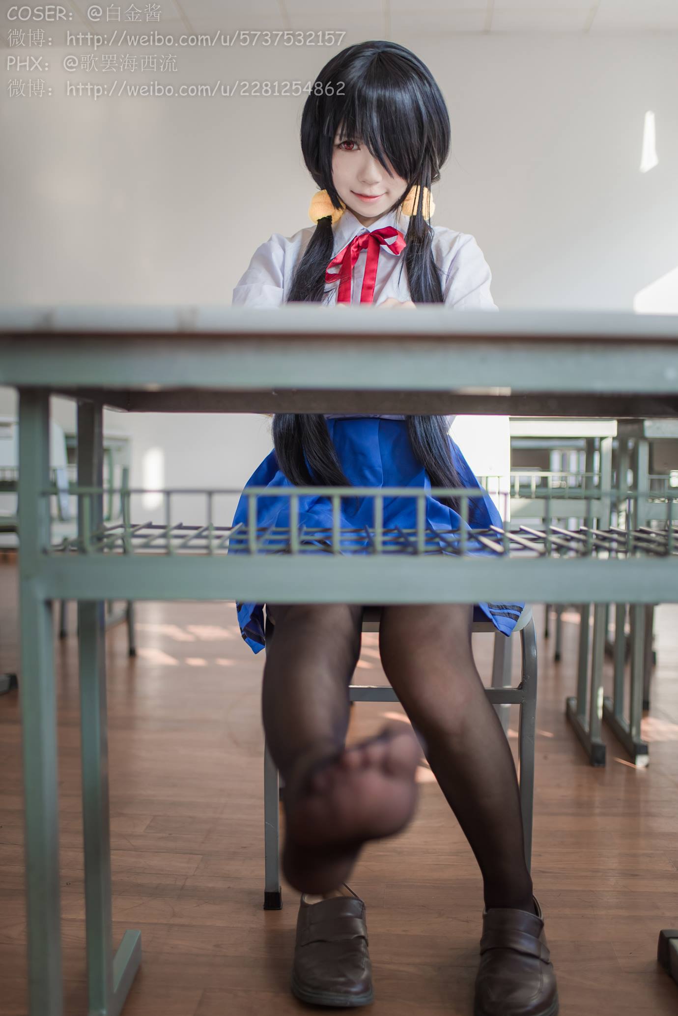 图片[15]-白金Saki写真 – 制服黑丝[28P] – 速更版-美库
