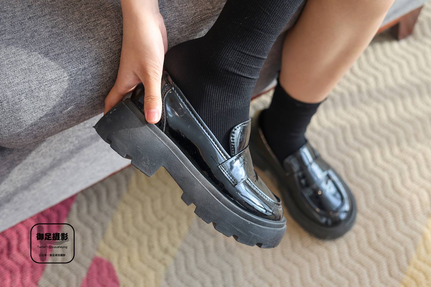 图片[33]-御足摄影 NO.021 – 小皮鞋棉袜[77P] – 速更版-美库