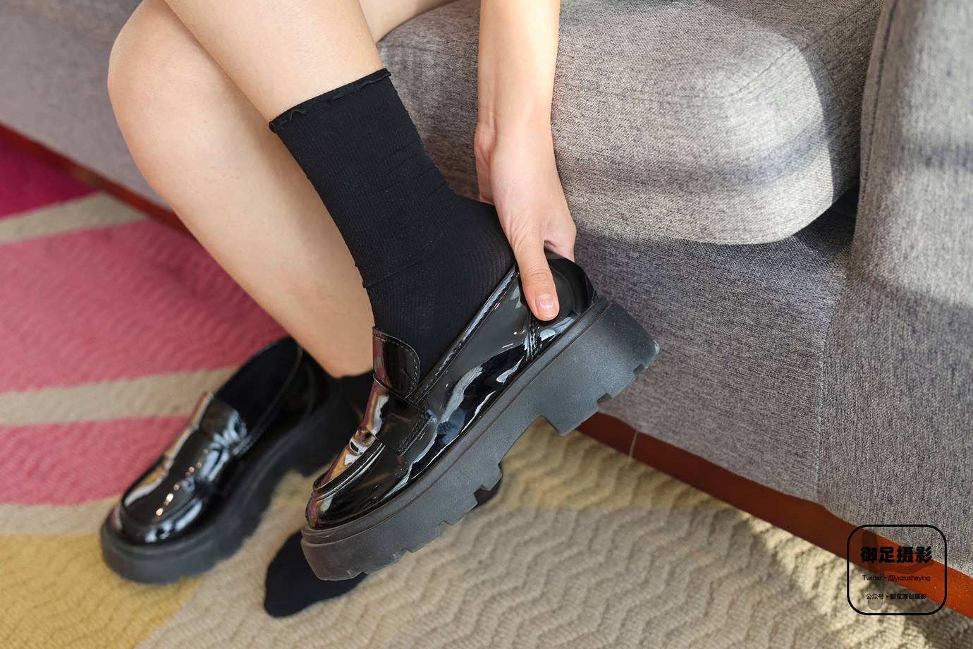 图片[35]-御足摄影 NO.021 – 小皮鞋棉袜[77P] – 速更版-美库